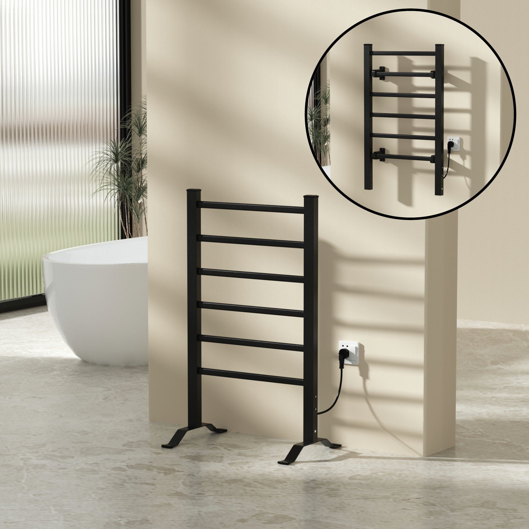 pro.tec Elektrischer Badheizkörper, »Savitaipale« Handtuchheizkörper 85x55c günstig online kaufen