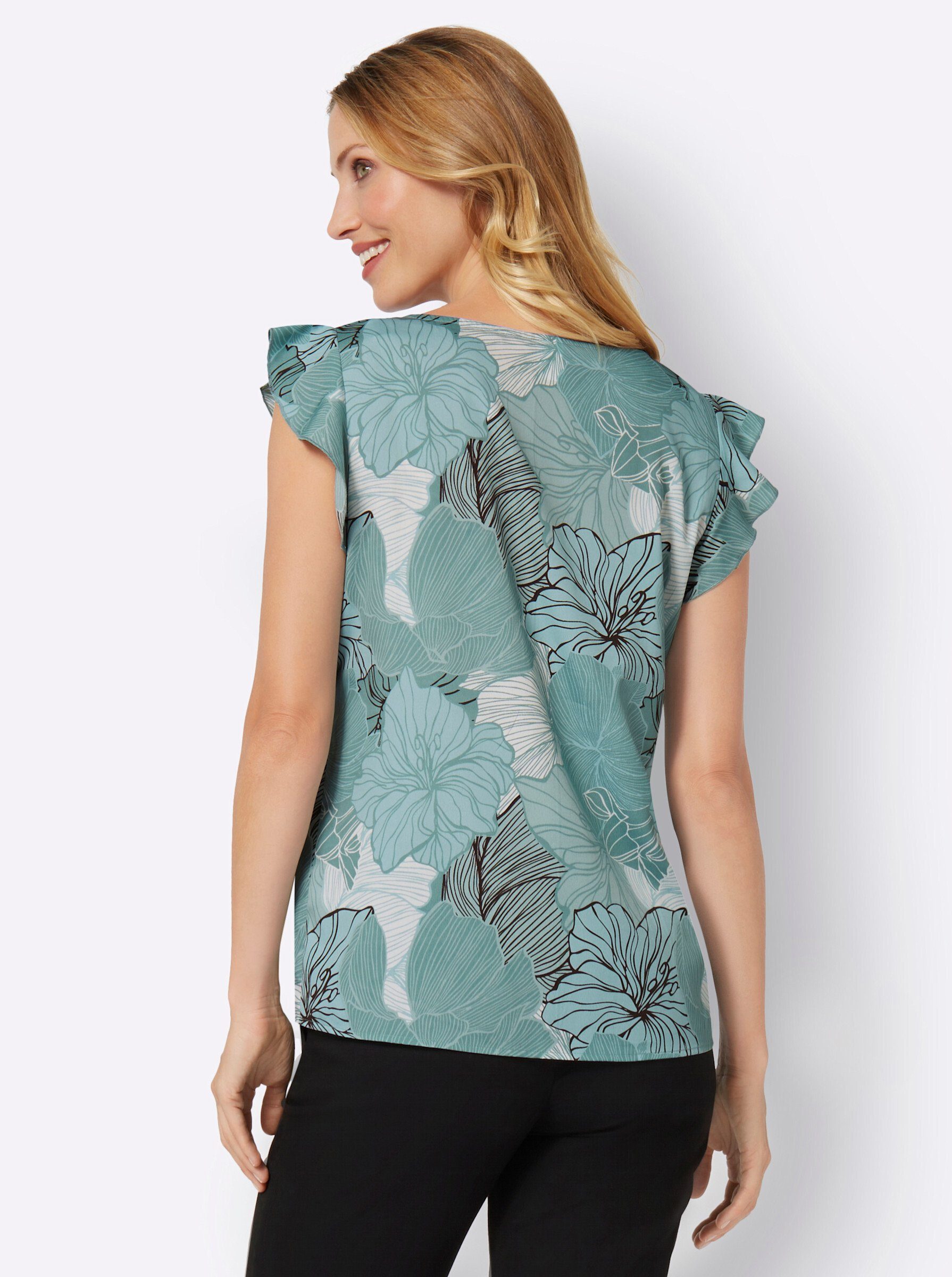 Sieh an! Klassische Bluse Blusentop Ärmellos günstig online kaufen