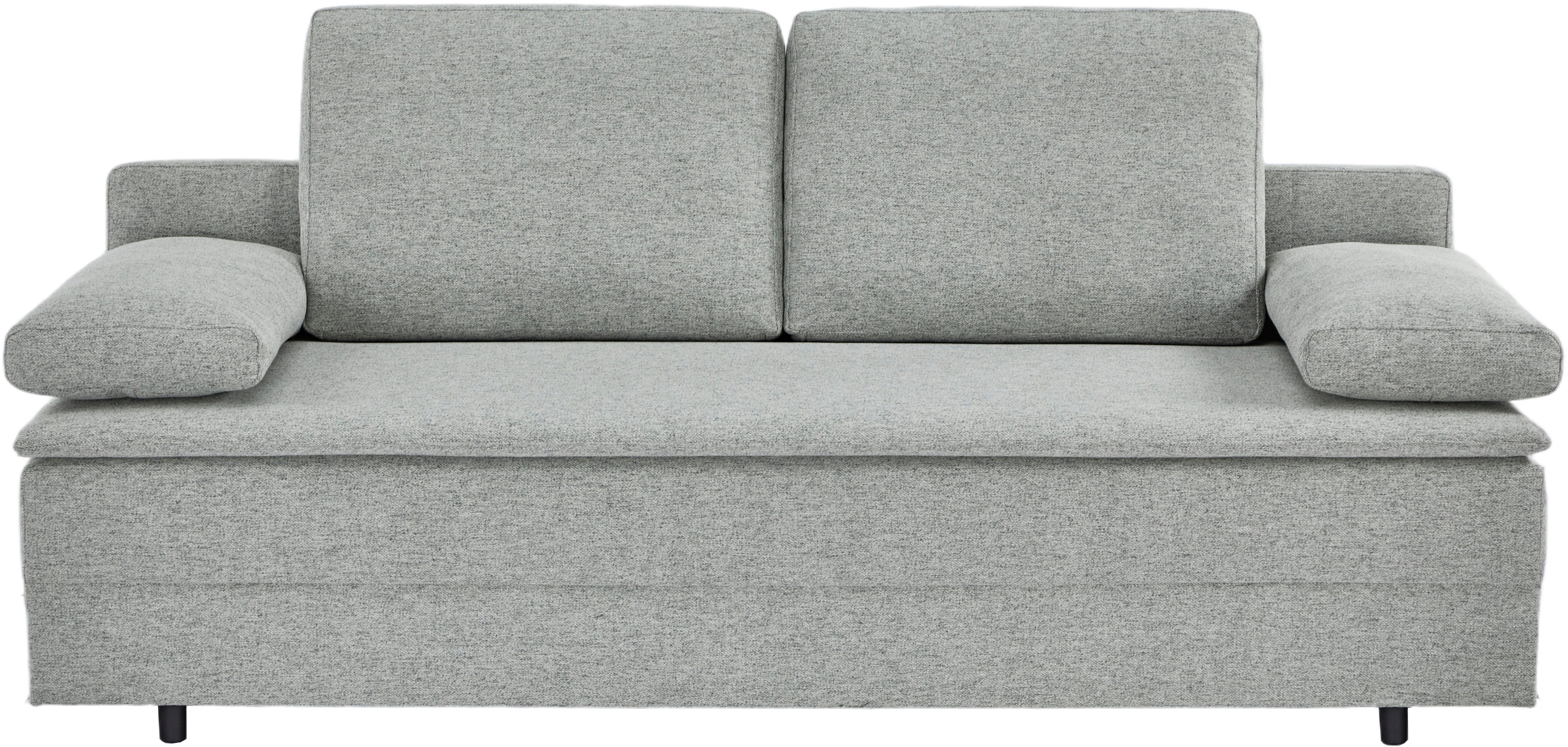 OTTO home Schlafsofa JANNIKO Feinstruktur, Breite: 193 cm, Liegefläche 124x193 cm, mit Bettfunktion & Bettkasten – Bild 5 von 5