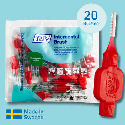 TePe Interdentalbürsten Original Zahnreinigungsstäbchen aus Schweden, Effiziente Zahnpflege, ISO-Größe 2, 20 Stk.