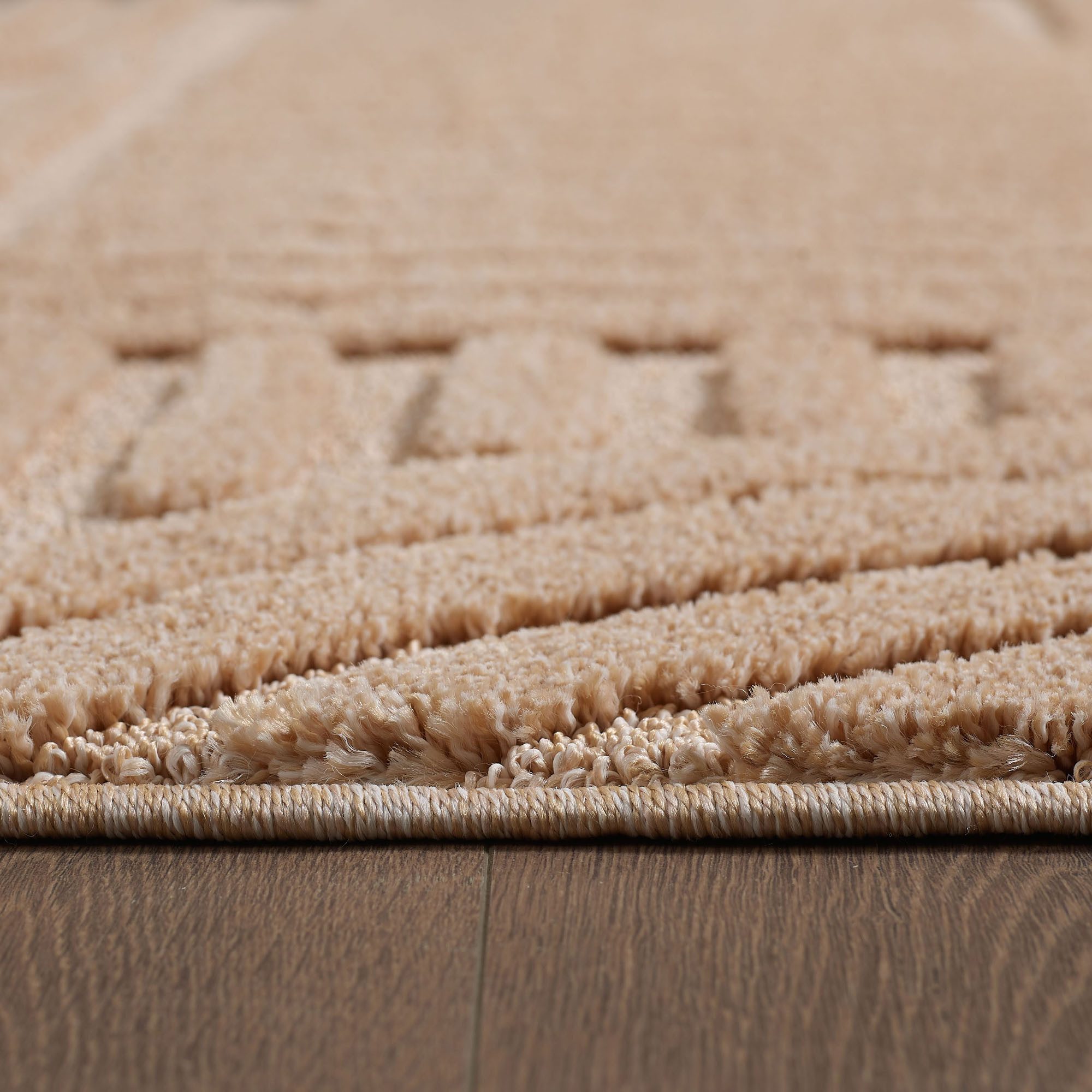 Ayyildiz Teppiche Designteppich ART 1121 Boho Design, rund, Höhe: 20 mm, auch in eckig, 3D Optik, Boho, skandinavisch, weich, Wohnzimmer