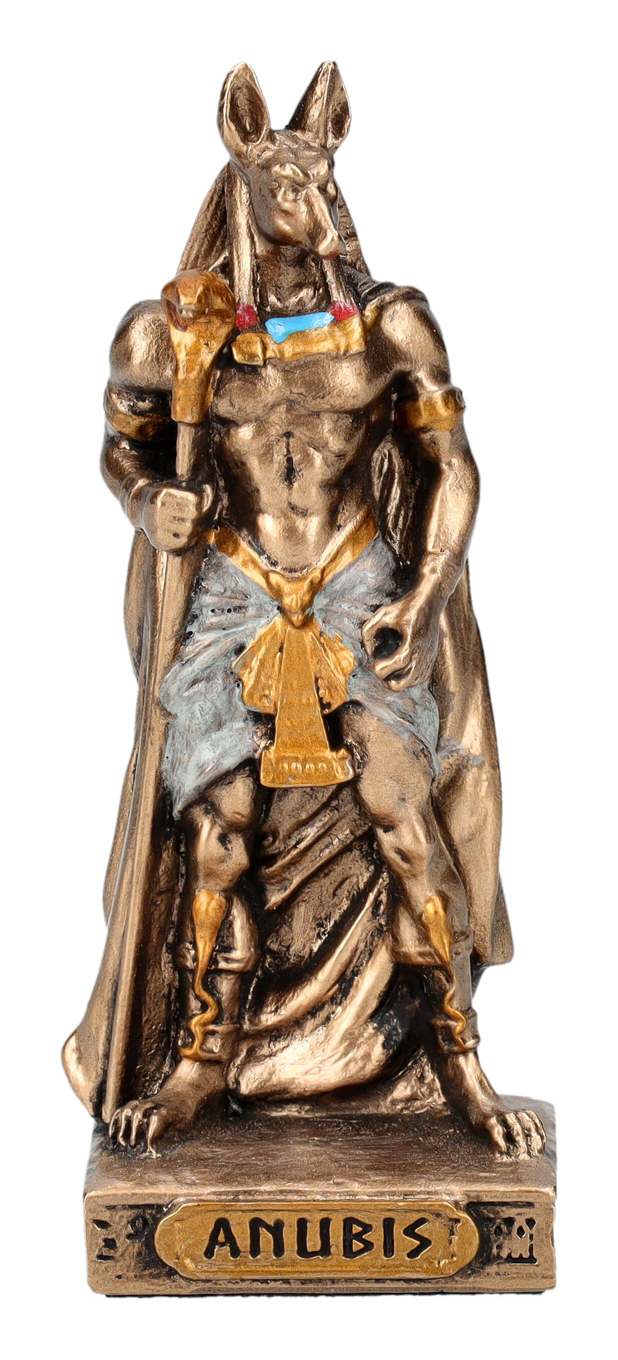 Dekofigur Anubis Figur – Ägyptische Gottheit Statue Veronese 8.5cm Miniatur Deko