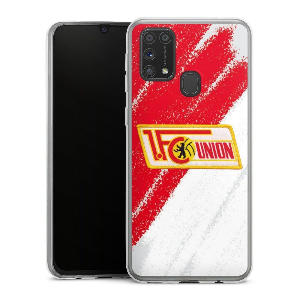 DeinDesign Handyhülle Offizielles Lizenzprodukt 1. FC Union Berlin Logo, Samsung Galaxy M31 Slim Case Silikon Hülle Ultra Dünn Schutzhülle