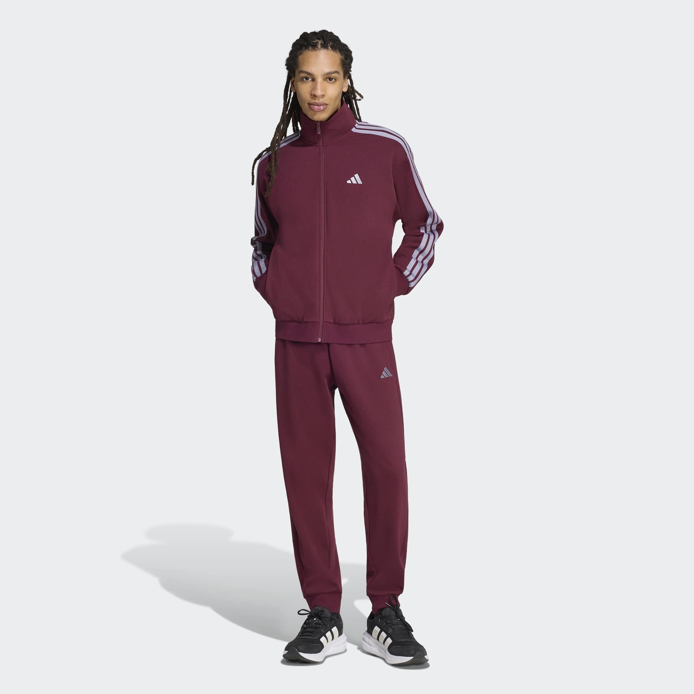 adidas Sportswear Trainingsanzug 3-STREIFEN FLEECE (2-tlg)