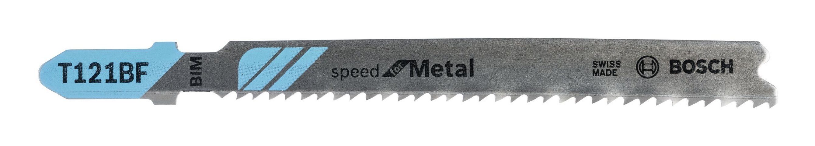 BOSCH Stichsägeblatt (25 Stück), T 121 BF Speed for Metal - 25er-Pack