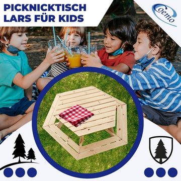Coemo Spieltisch, Picknicktisch Kinder Sitzgruppe Sitzgarnitur