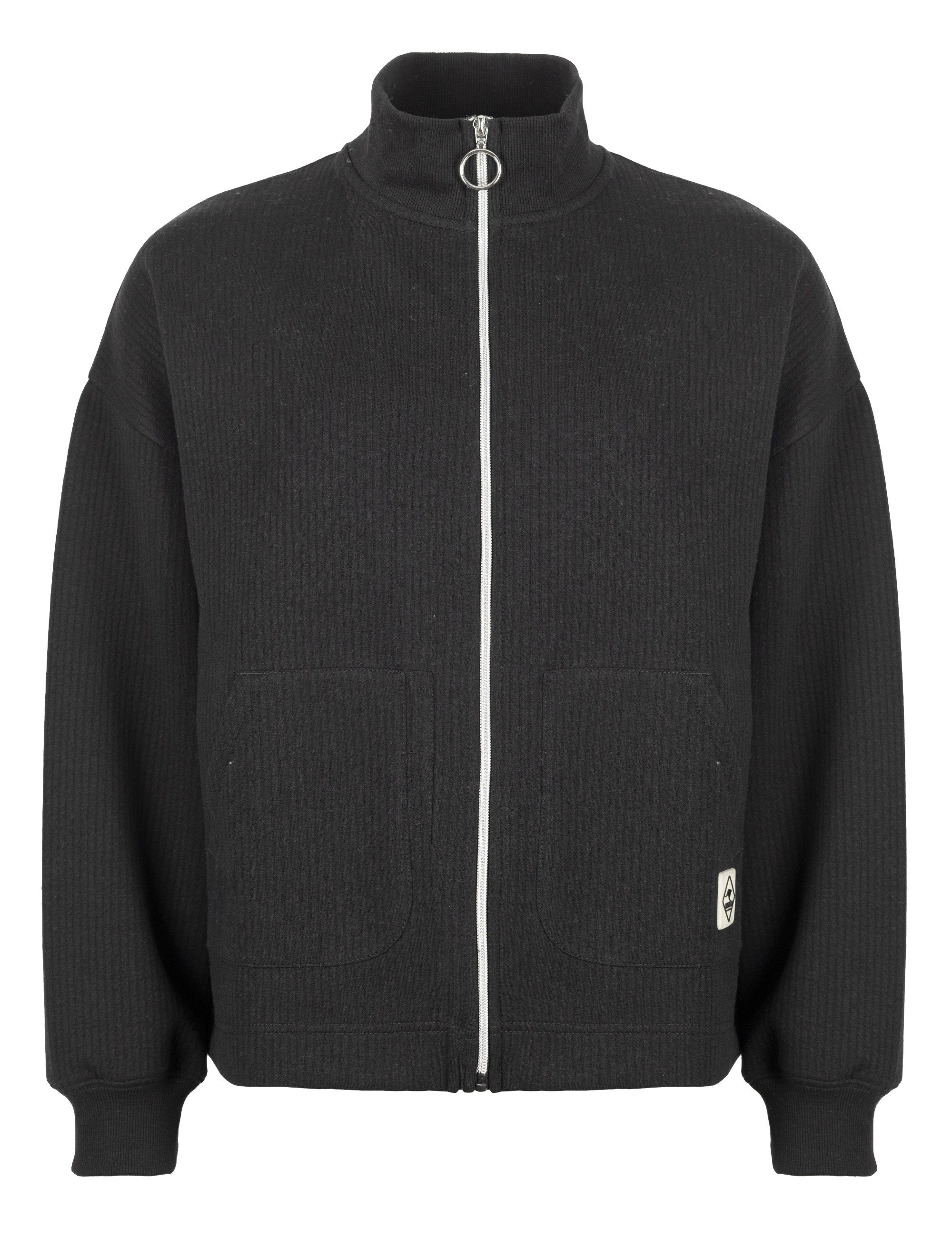ROADSIGN australia Sweatjacke Wavy Interlock (1, 1-tlg., 1) mit wellenartiger Struktur für moderne Casual-Outfits