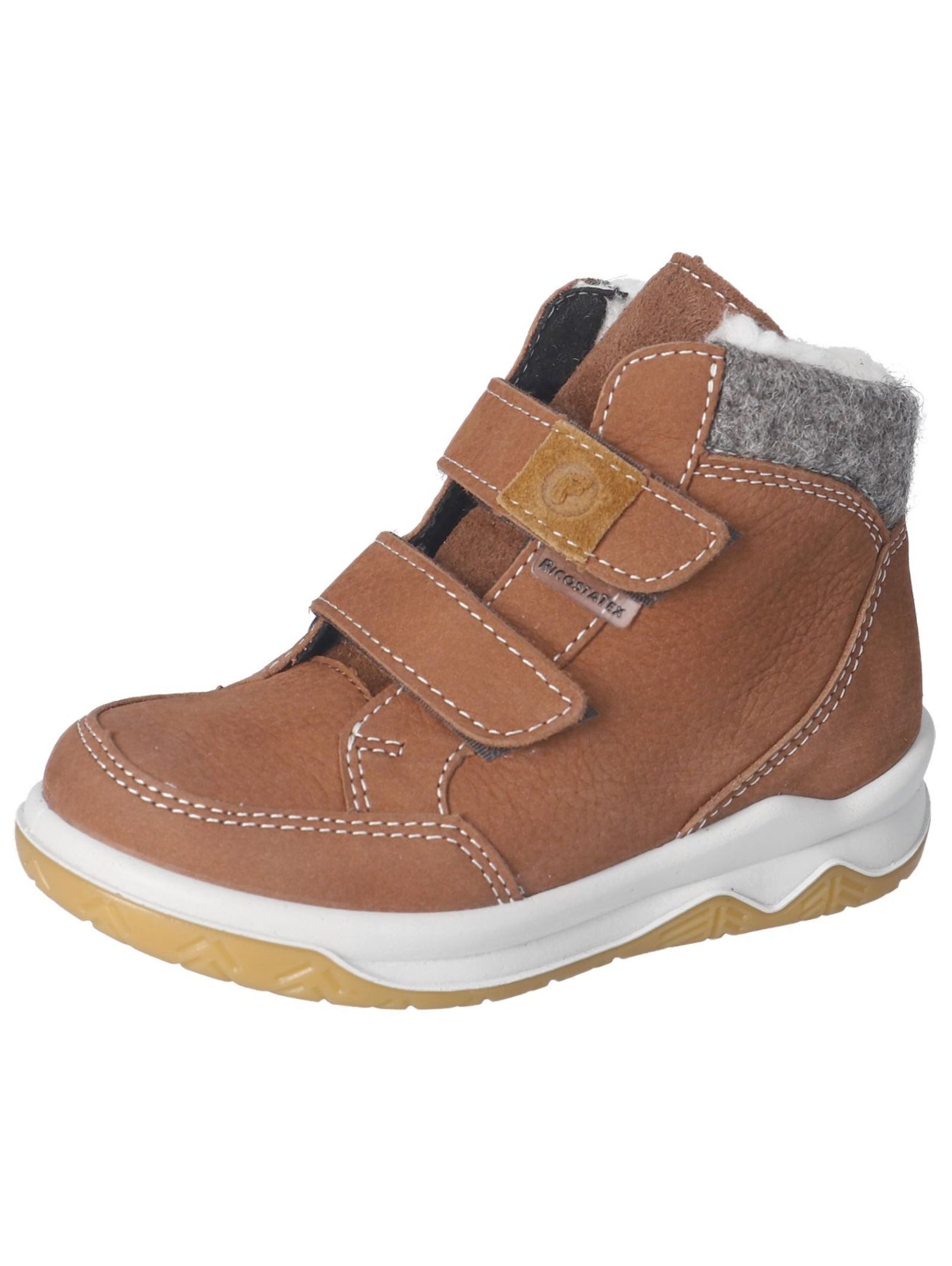 Stiefelette Leder/Textil . Ankleboots