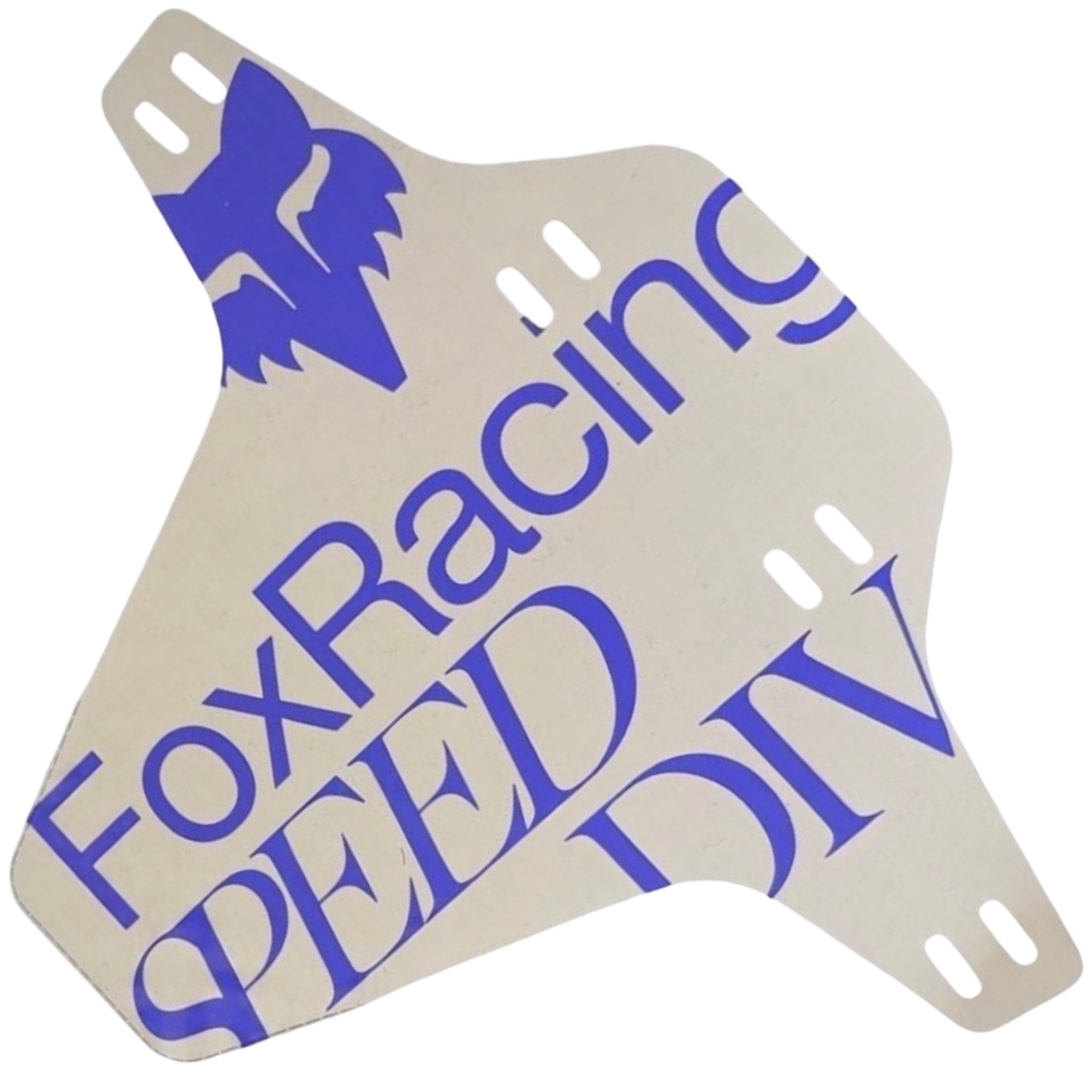 Fox Racing Schutzblech Fox Mud Guard Fahrrad Schutzblech Gabel Fender VIN Grau / Lila Text