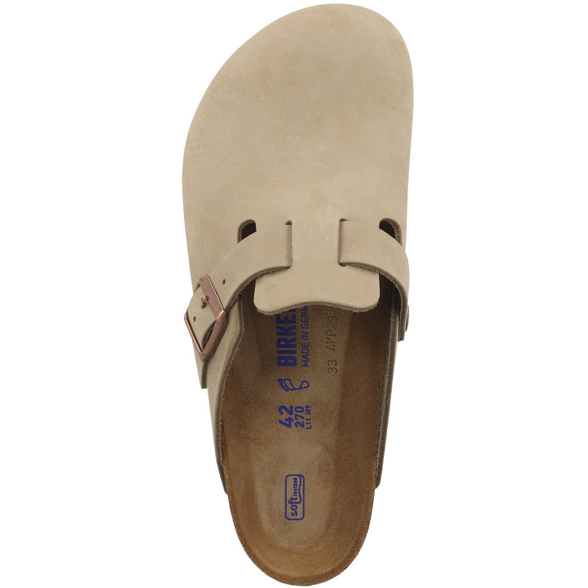 Birkenstock Boston SFB geöltes Naturleder Weichbettung normal Clog Sandalen, Hausschuhe, Pantoletten, Badeschuhe, Gartenschuhe