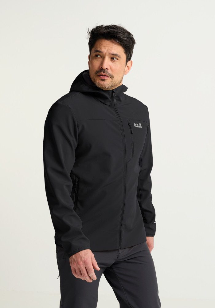 Jack Wolfskin Outdoorjacke WILD WINDS HOODED JKT M für Wandern und andere Aktivitäten im Freien