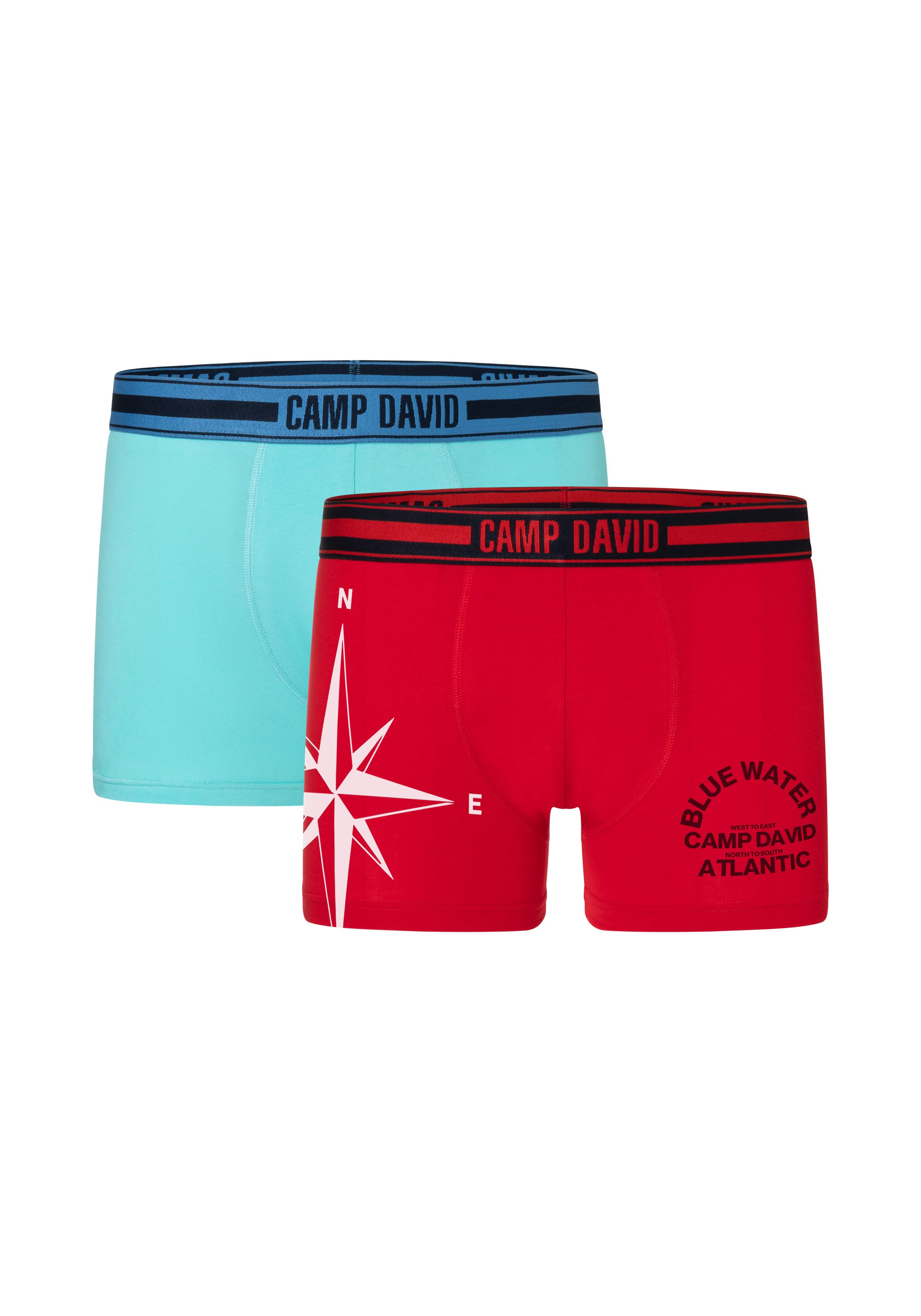 CAMP DAVID Boxershorts casual (2er Pack) günstig online kaufen