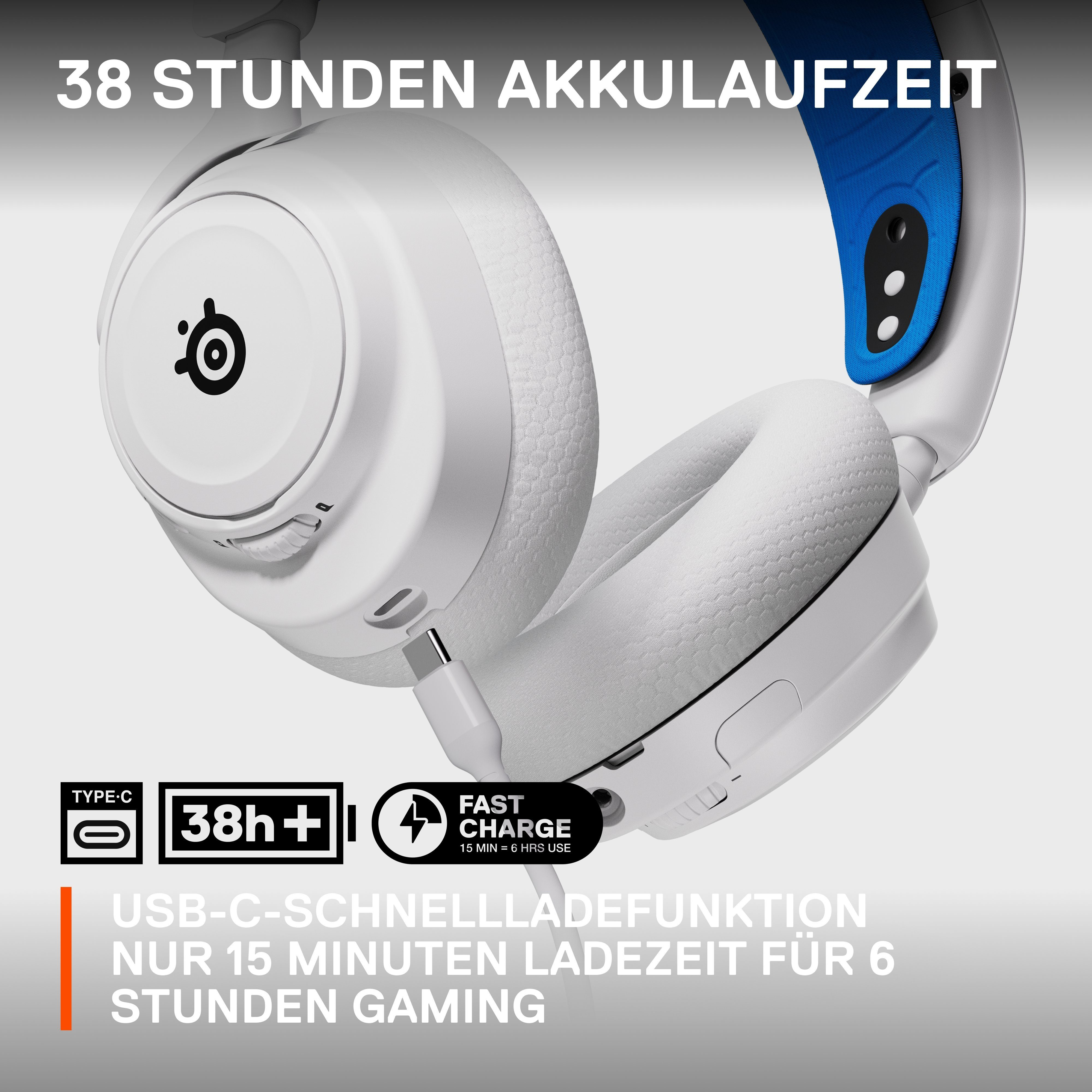 7P Arctis Gaming-Headset White Nova (Noise-Cancelling) SteelSeries