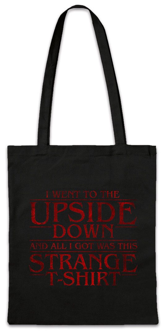 Beuteltasche I Went To The Upside Down Stofftasche Horror Stranger Alphabet Series