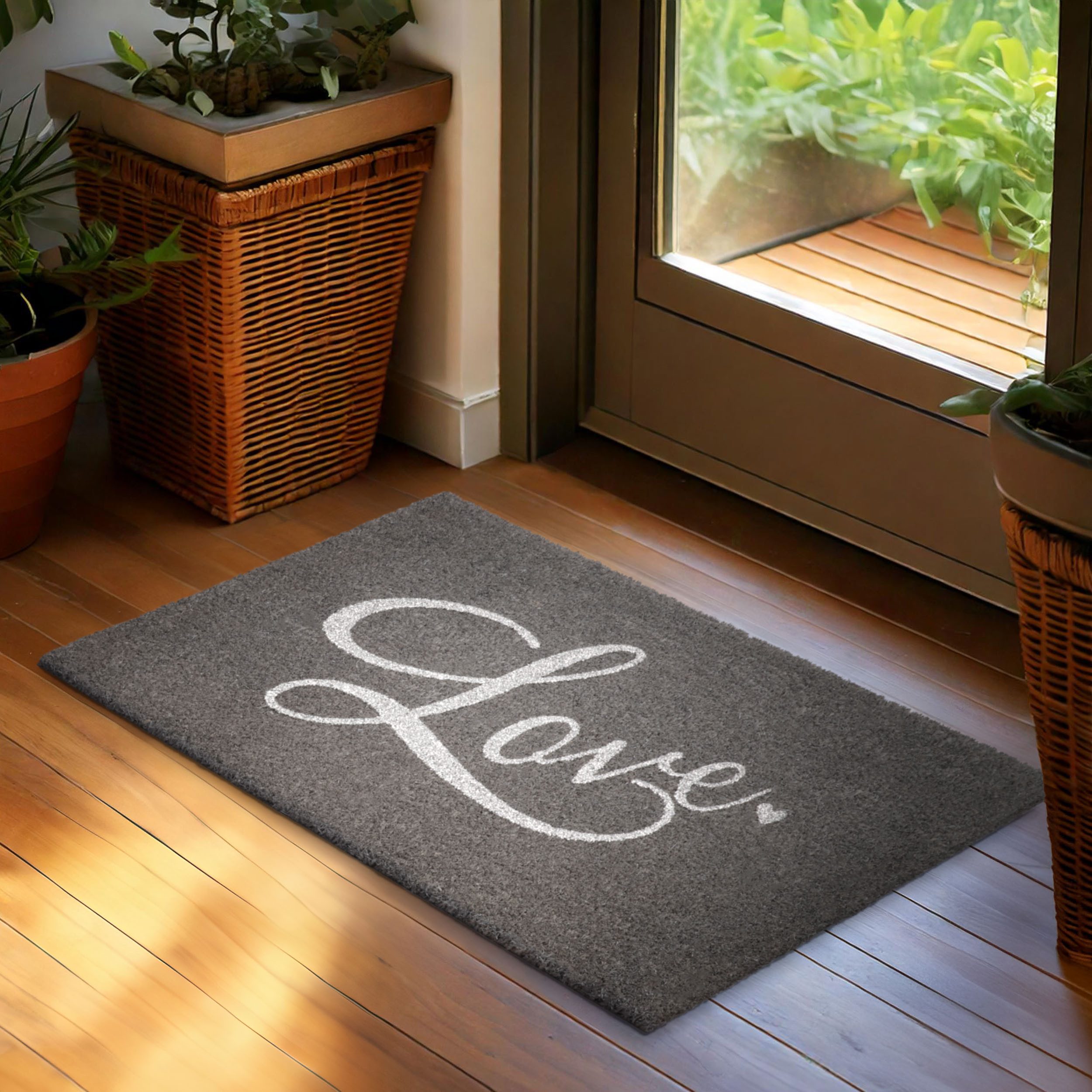 BRUBAKER Fußmatte 45 x 75 cm Schmutzfangmatte - Fußabtreter Wetterfest und günstig online kaufen