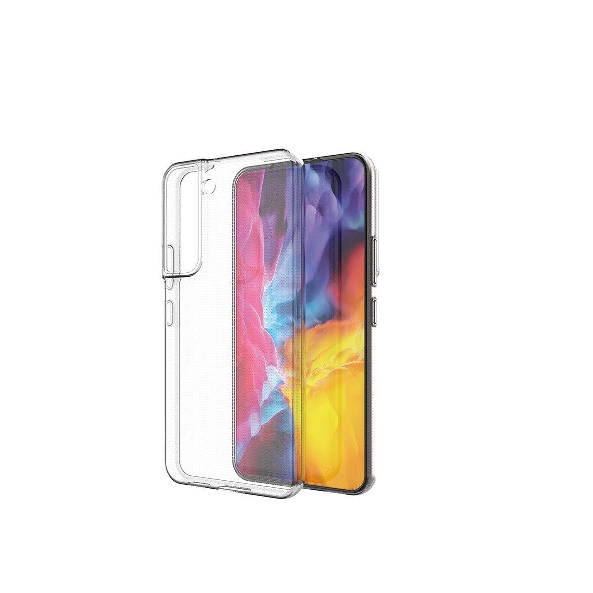 Ventarent Handyhülle Handy Hülle Case transparent passt für Samsung Galaxy S21 6,2", transparent, vergilbungsfrei, wireless charging