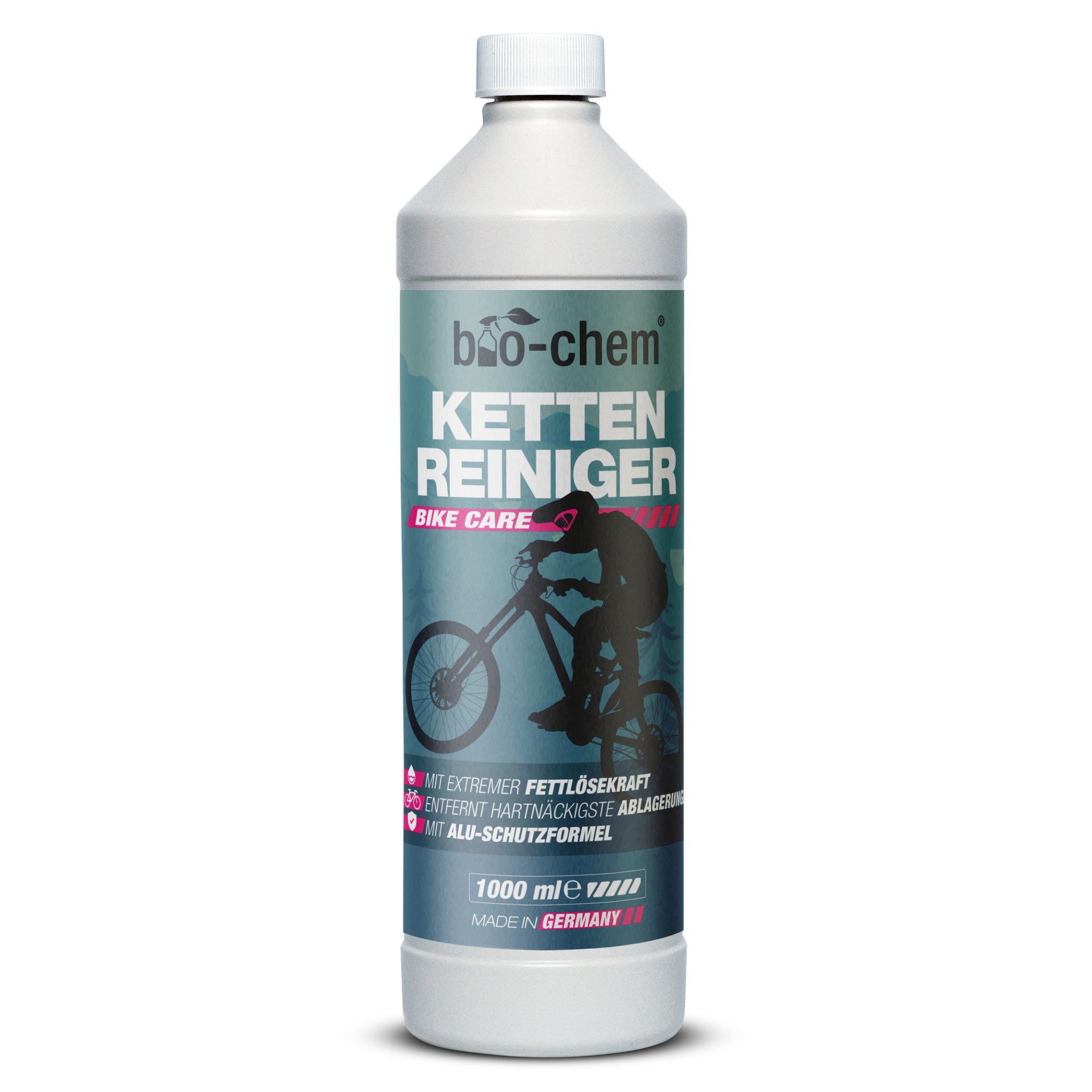 bio-chem Kettenreiniger Fahrrad flüssig - Antriebsentfetter - 1000 ml Zweiradreiniger