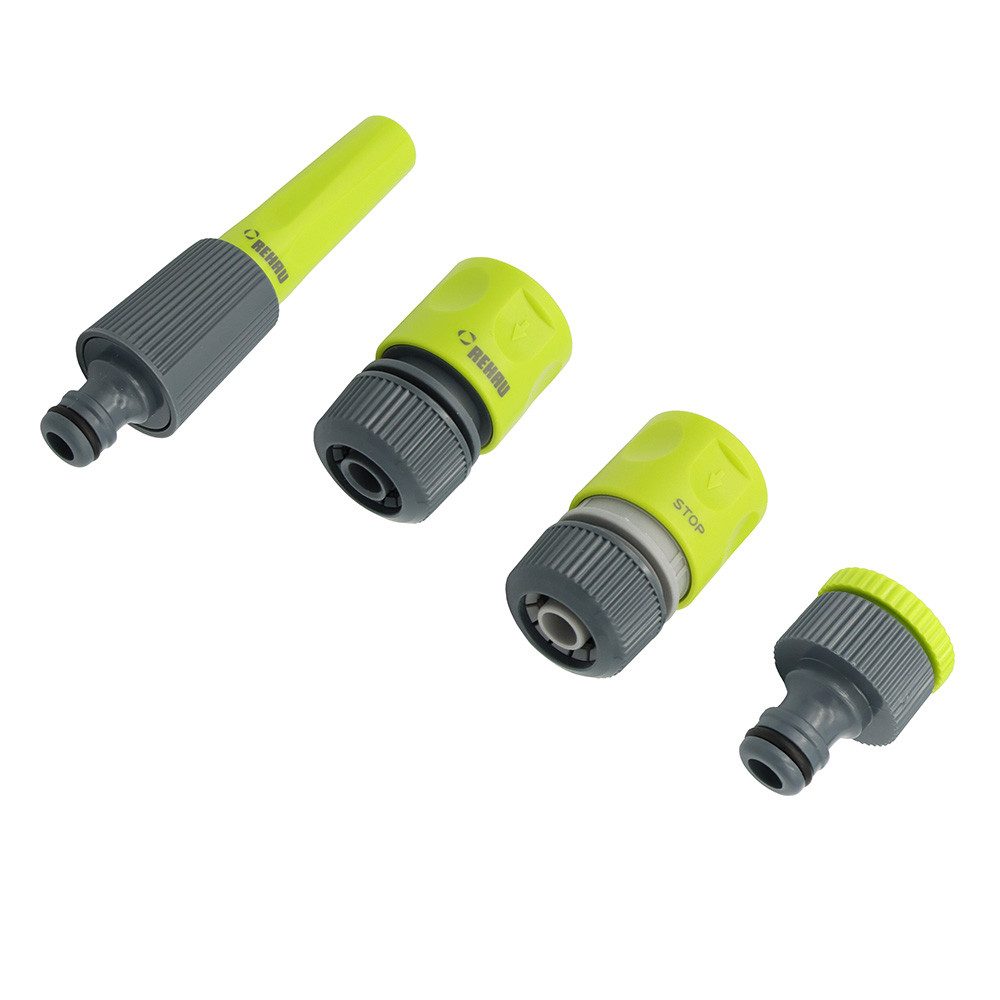 Rehau Anschlussstück REHAU Allround Set Grundausstattung 1/2", (Komplett-Set, 4-tlg)