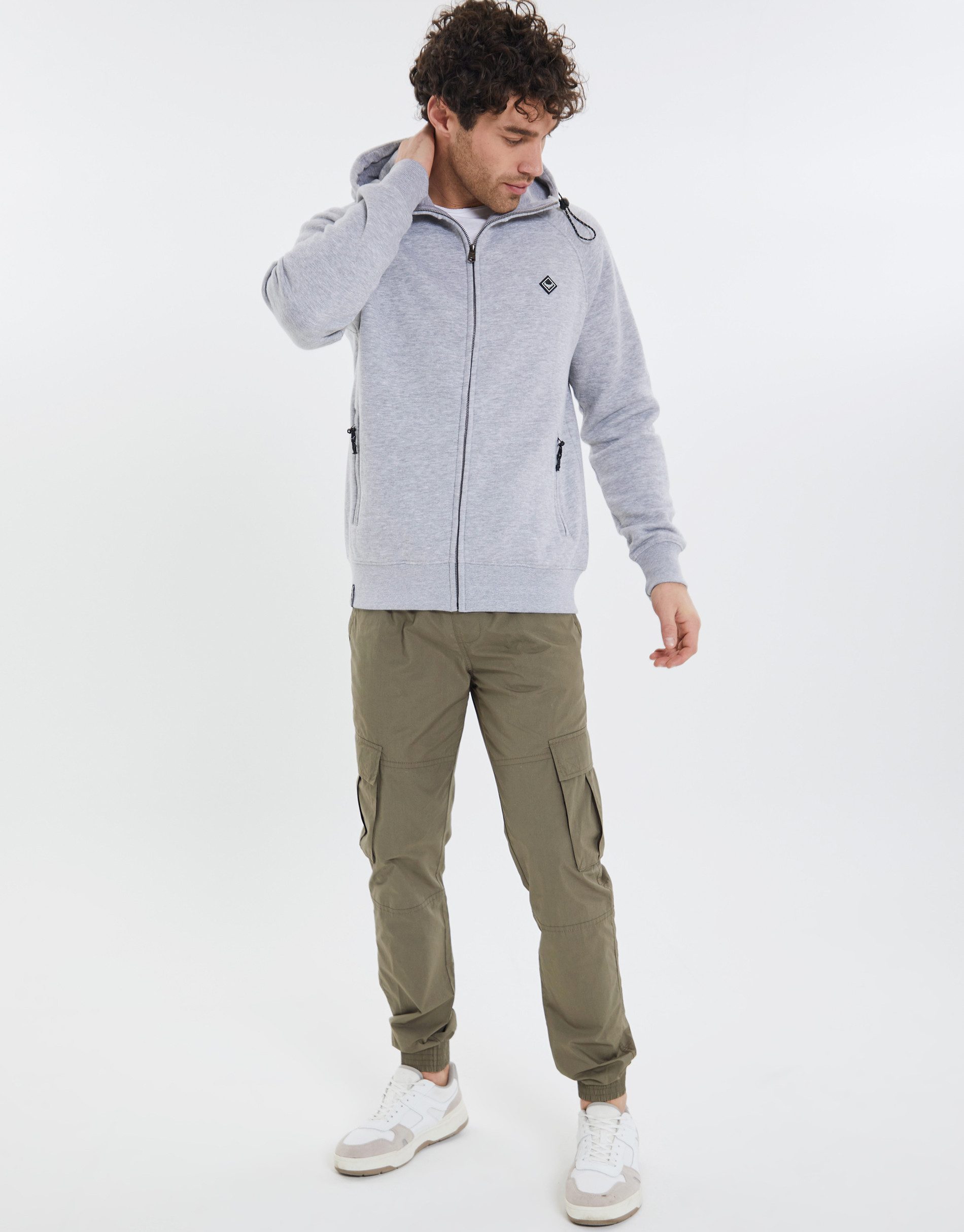 Threadbare Sweatjacke (1-tlg) mit verstellbarer Kapuze