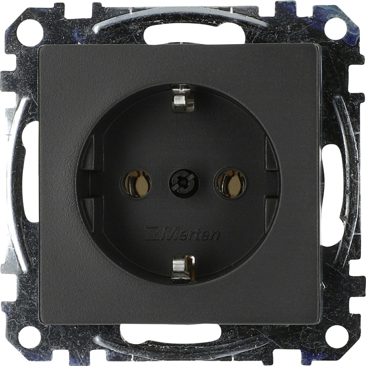 merten Выключатель Merten Steckdose System M, anthrazit, MEG2301-0414