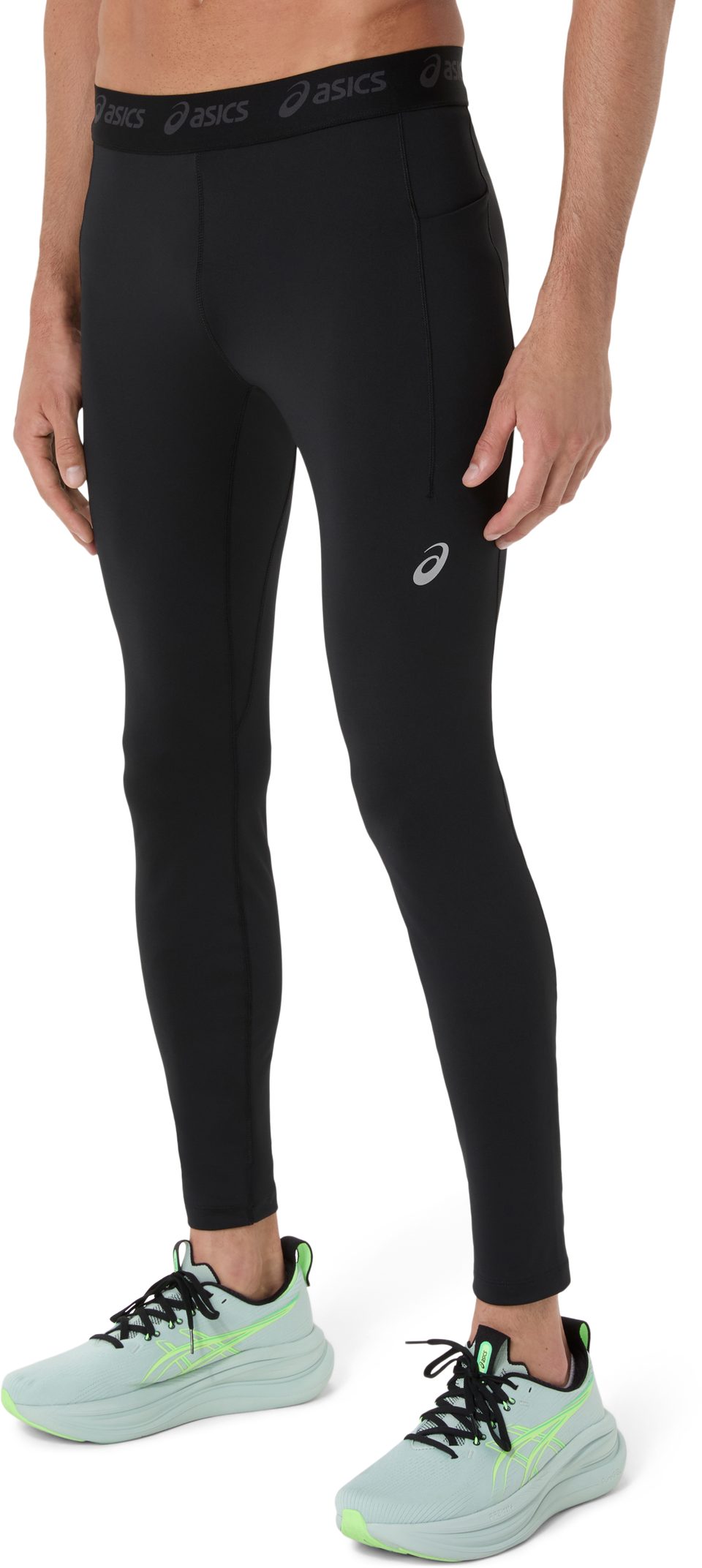 Asics Lauftights ROAD TIGHT für verschiedene Jahreszeiten, sportlicher Stil, mit drei Taschen