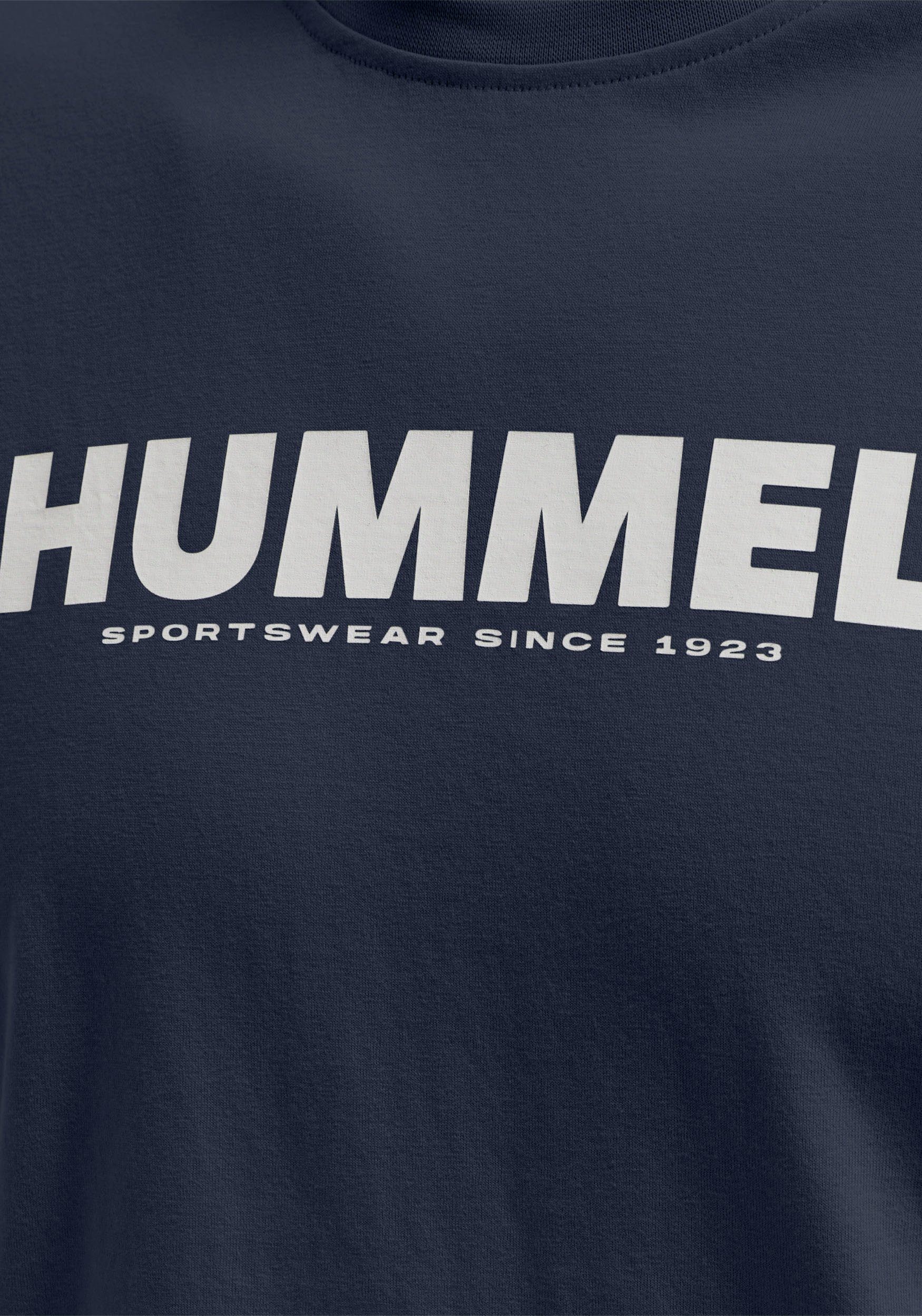 mit Logo T-Shirt marine Print hummel