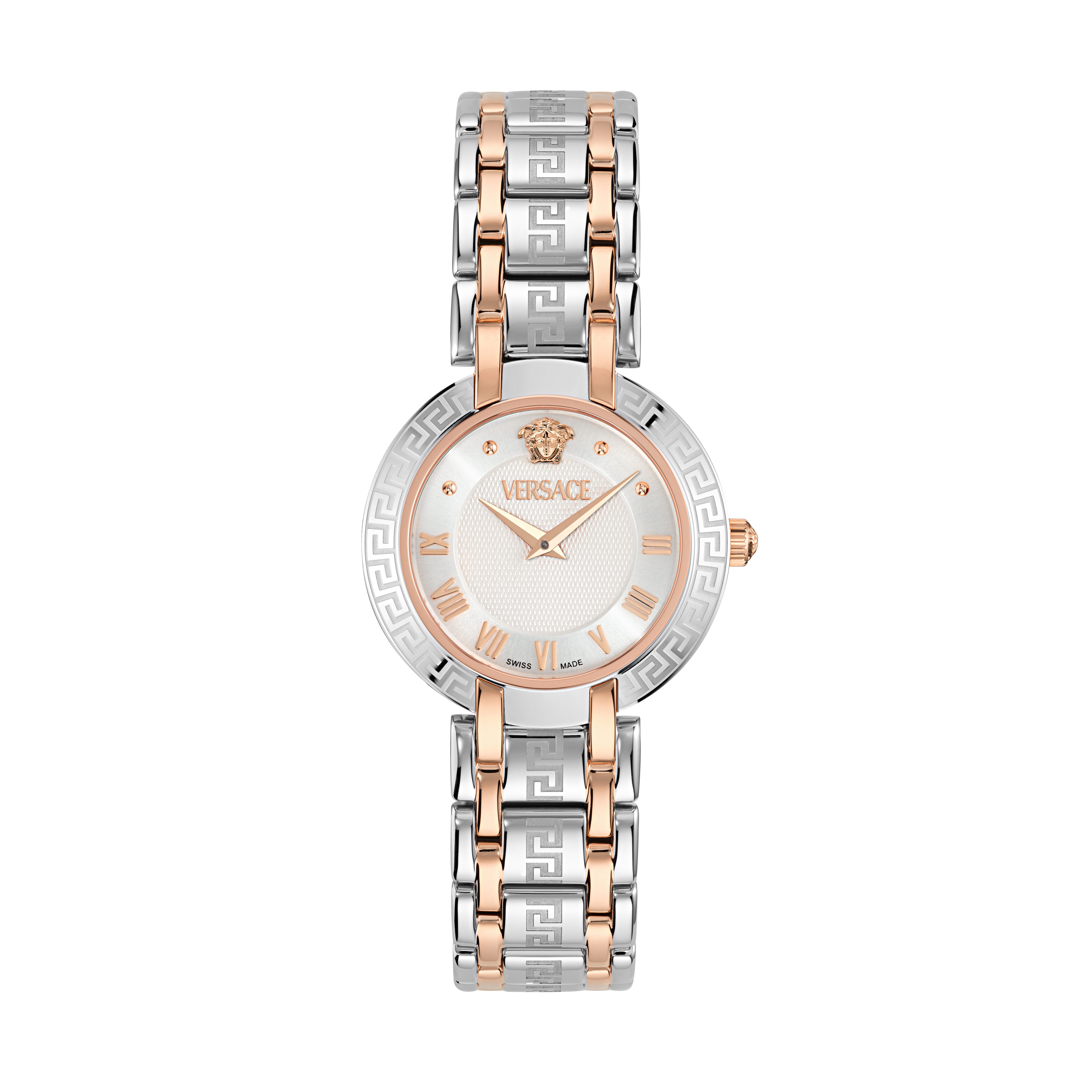 Versace Quarzuhr ANTLIA VE0P00525, Armbanduhr, Damenuhr, Swiss Made, Edelstahlarmband, analog