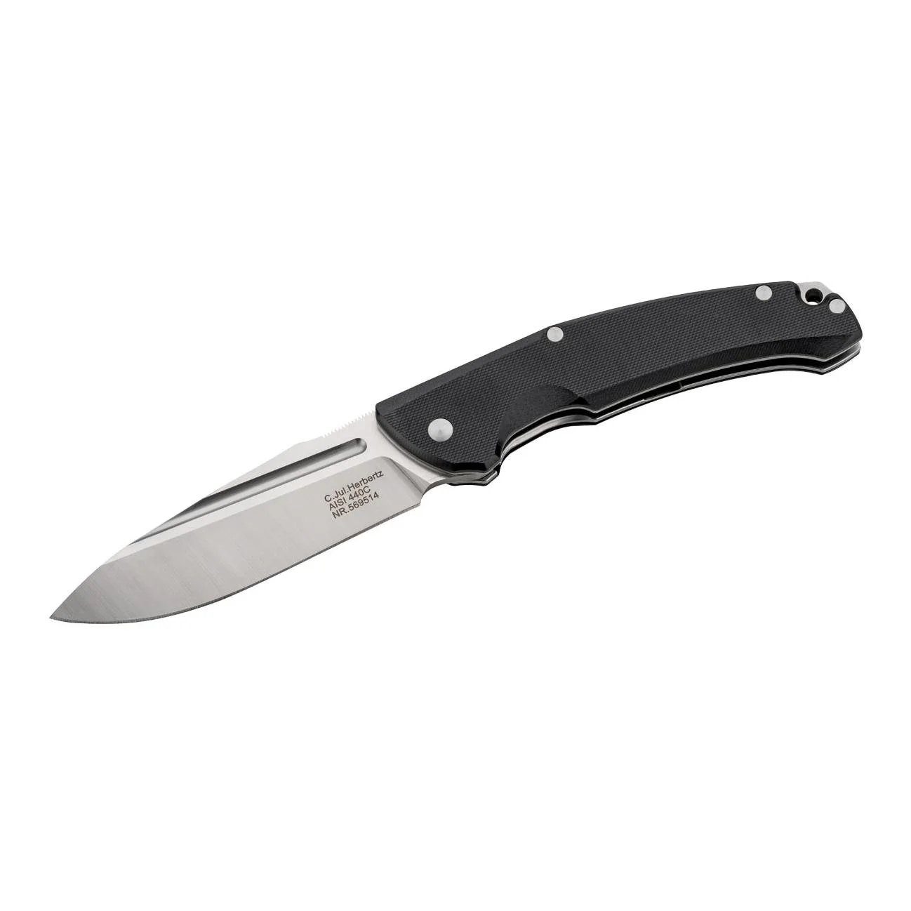 Herbertz Taschenmesser Herbertz Taschenmesser mit G10 Griff in Schwarz