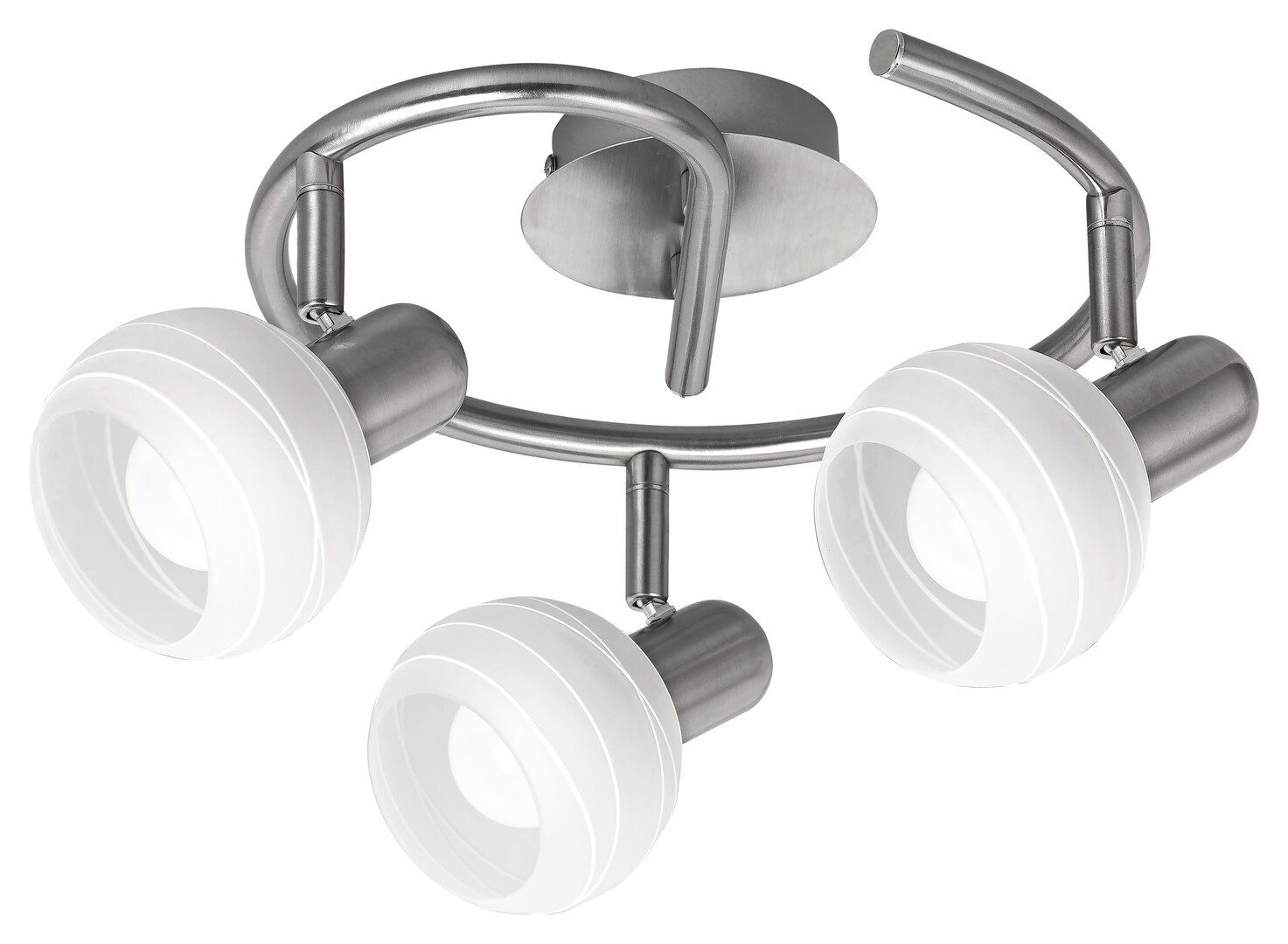 Rabalux LED Deckenspots "Aurel" 3-flammig, Metall, günstig online kaufen