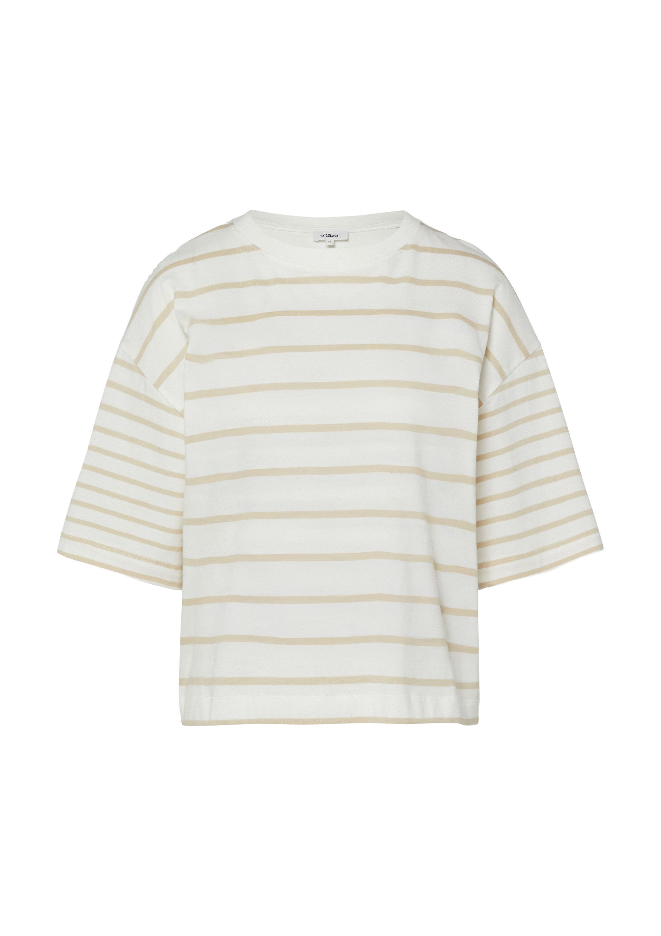 s.Oliver Kurzarmshirt T-Shirt T-Shirt aus Baumwoll-Jersey im Relaxed Fit günstig online kaufen