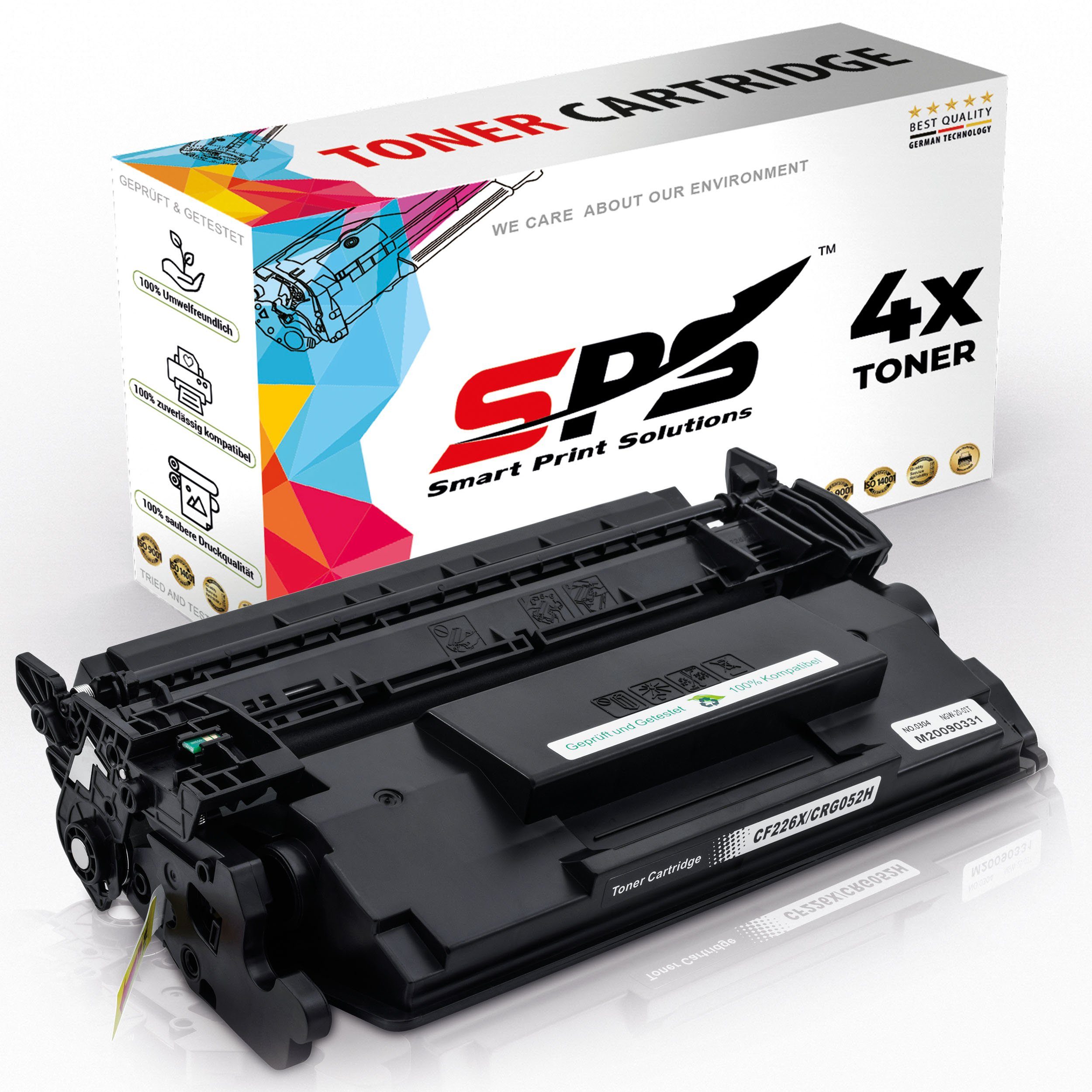 Tonerkartusche CF226X Toner Schwarz 4er-Set – Kompatibel mit HP LaserJet Pro M426DW