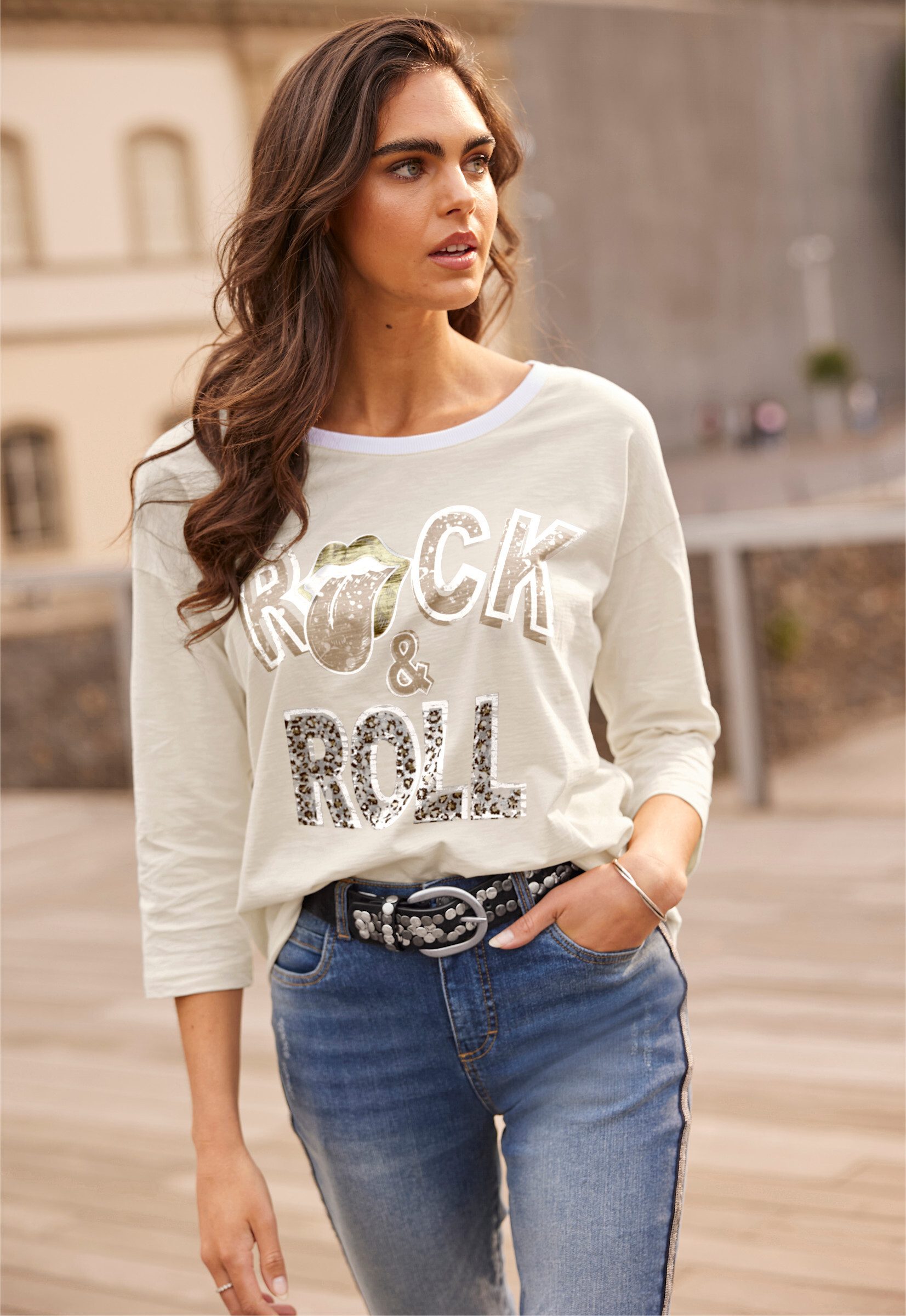 heine T-Shirt 3/4-Arm-Shirt