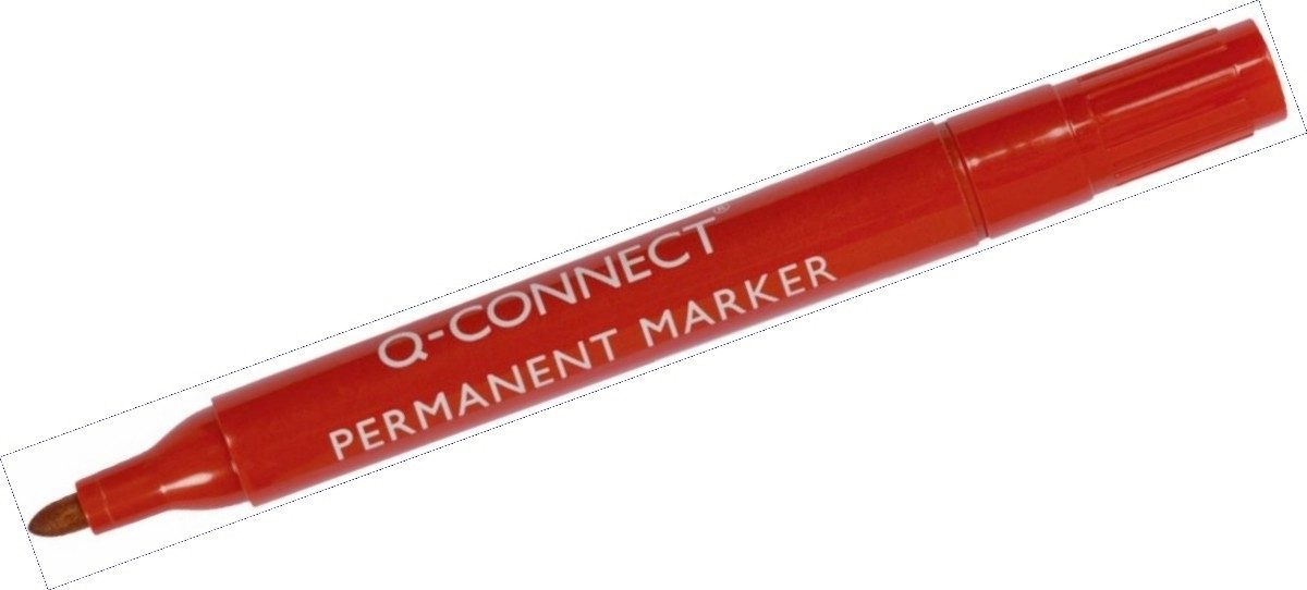 Connect Permanentmarker Permanentmarker Rundspitze 2mm rot (40 Stück)