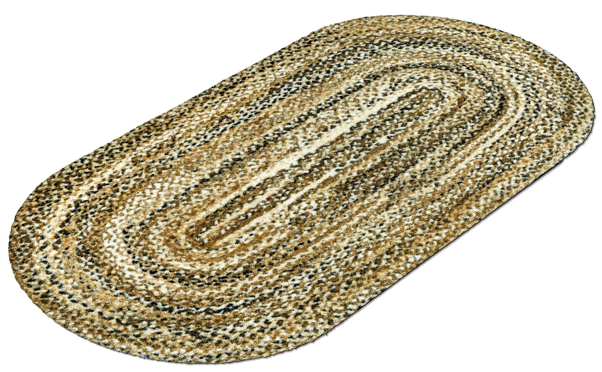 Teppich Wovells grain, wash+dry Höhe: by Kleen-Tex, 9 mm rechteckig