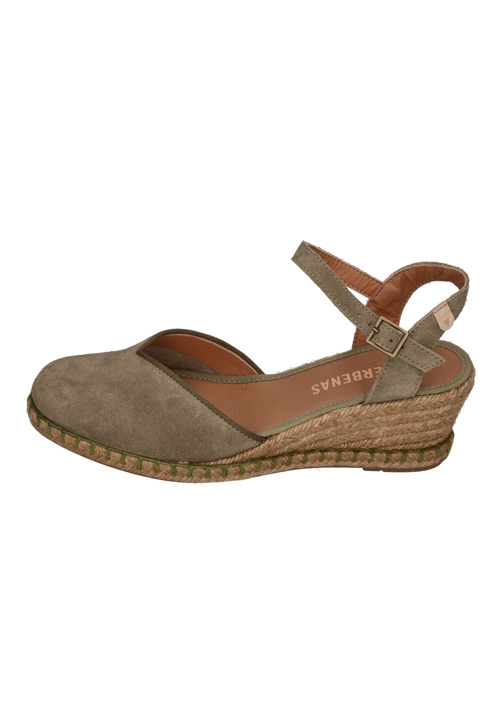 VERBENAS MAGGIE serraje tan Sandalette Kaki