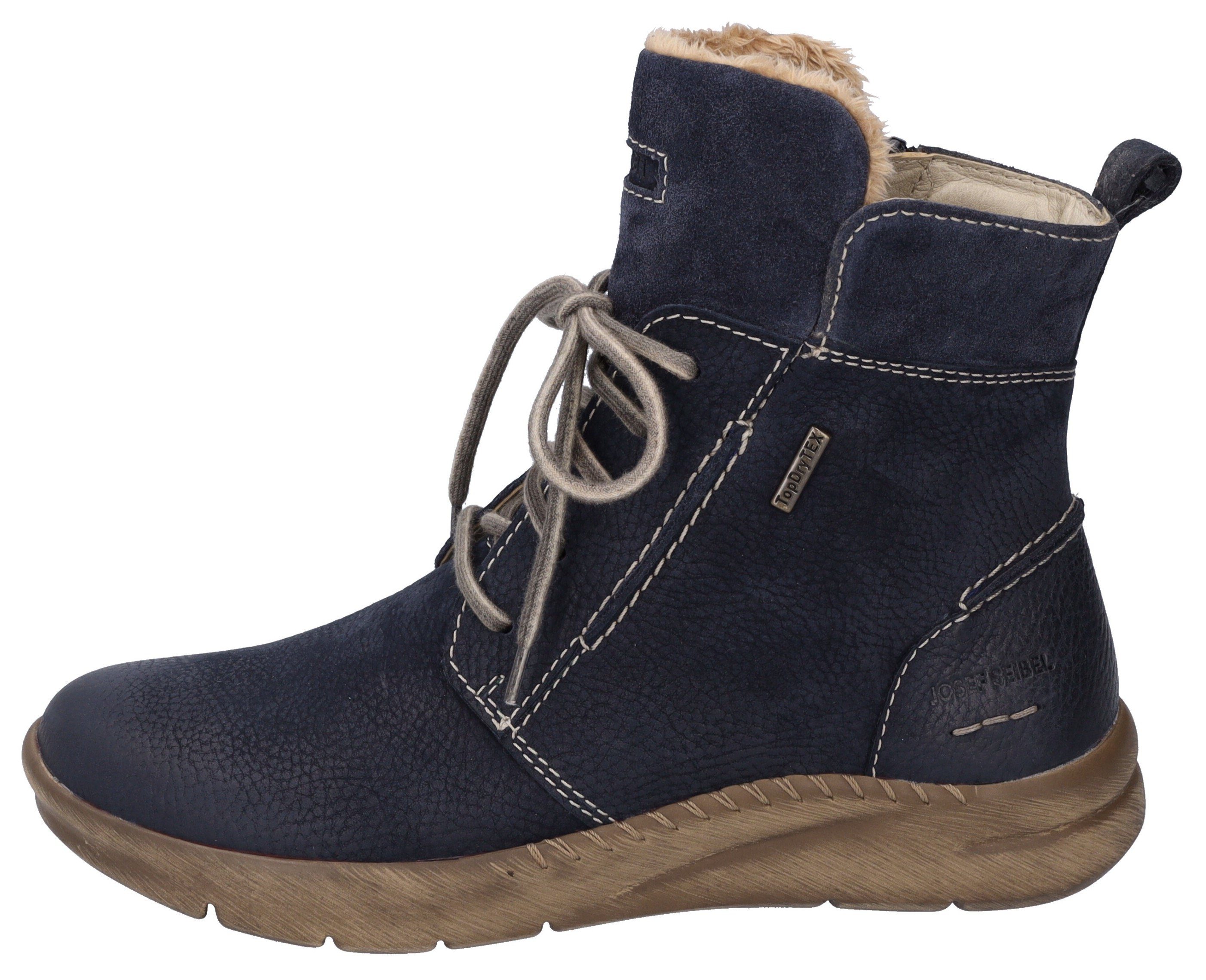 mit dunkelblau CONNY wasserabweisender Seibel Winterboots Josef TEX-Ausstattung 53