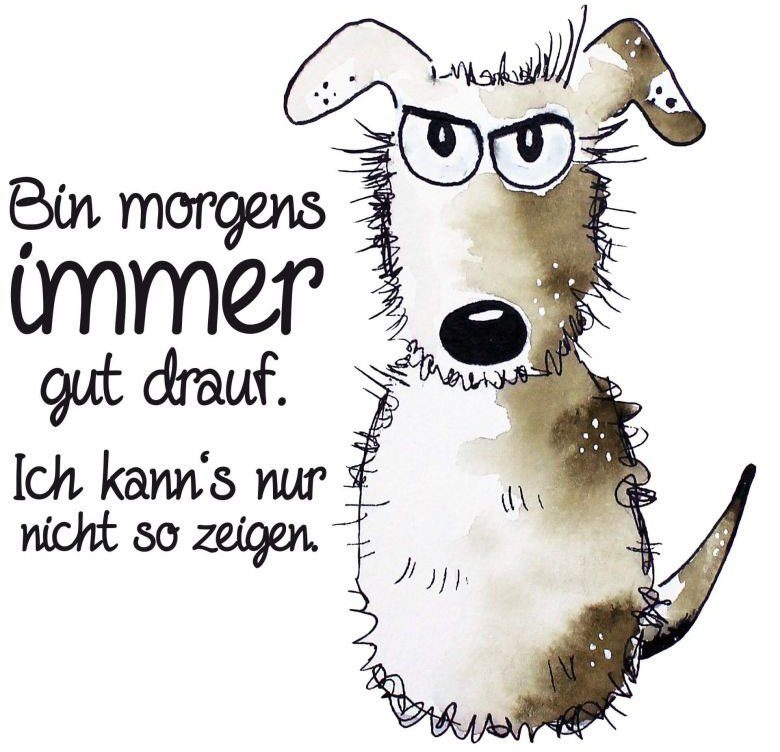 Wall-Art Wandtattoo »Bin morgens immer gut drauf« (1 Stück) online
