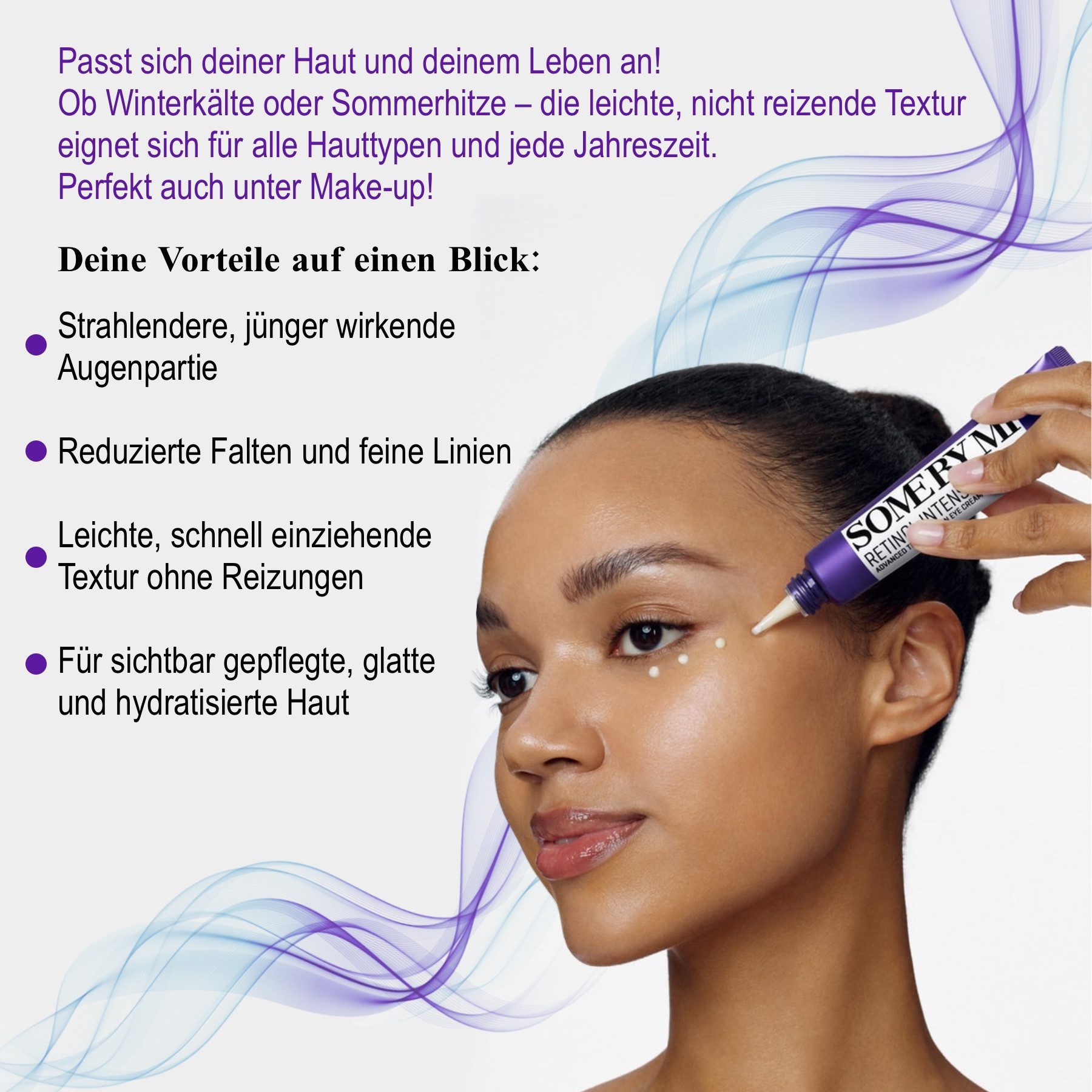 Some By Mi Anti-Aging-Augencreme Augenkonturencreme Anti-Falten Retinol Intense Reactivating Eye Cream, 1-tlg., Anti-Aging, Anti-Falten,Augencreme,Augenpflege