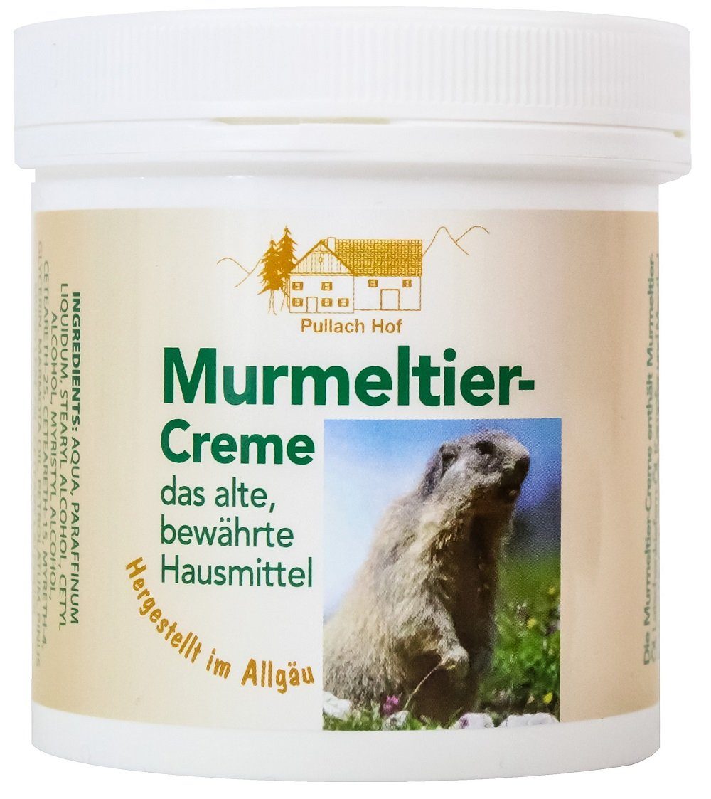 vom Pullach Hof Körpercreme Murmeltier Creme mit Latschenkiefer Öl 250ml, 1-tlg.