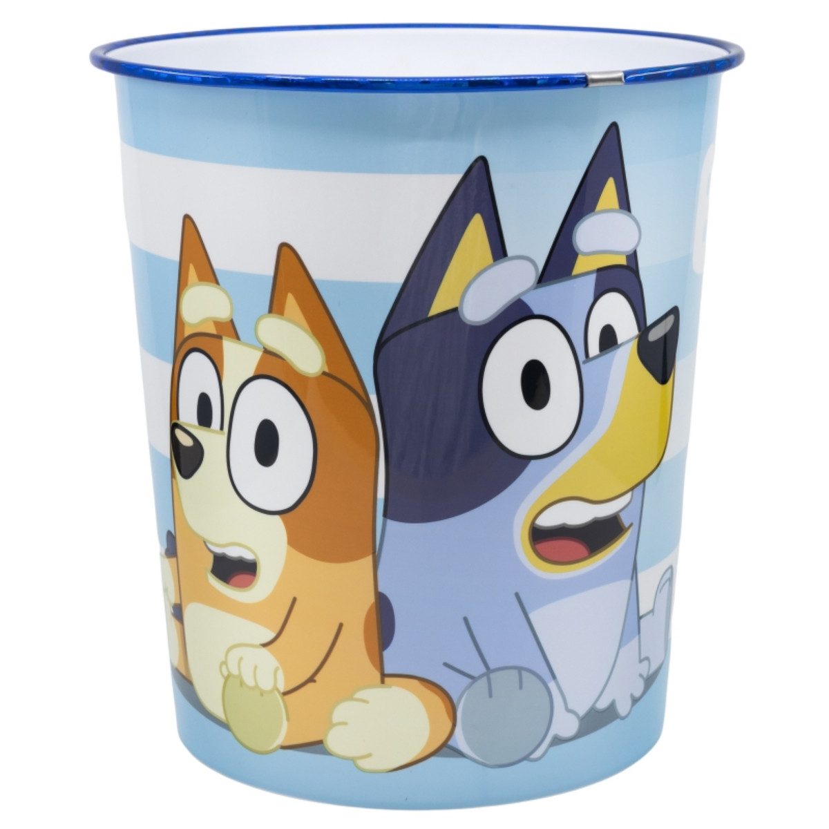 Bluey Mülleimer Abfalleimer 10 Lt für Kinderzimmer mit fröhlichem Design