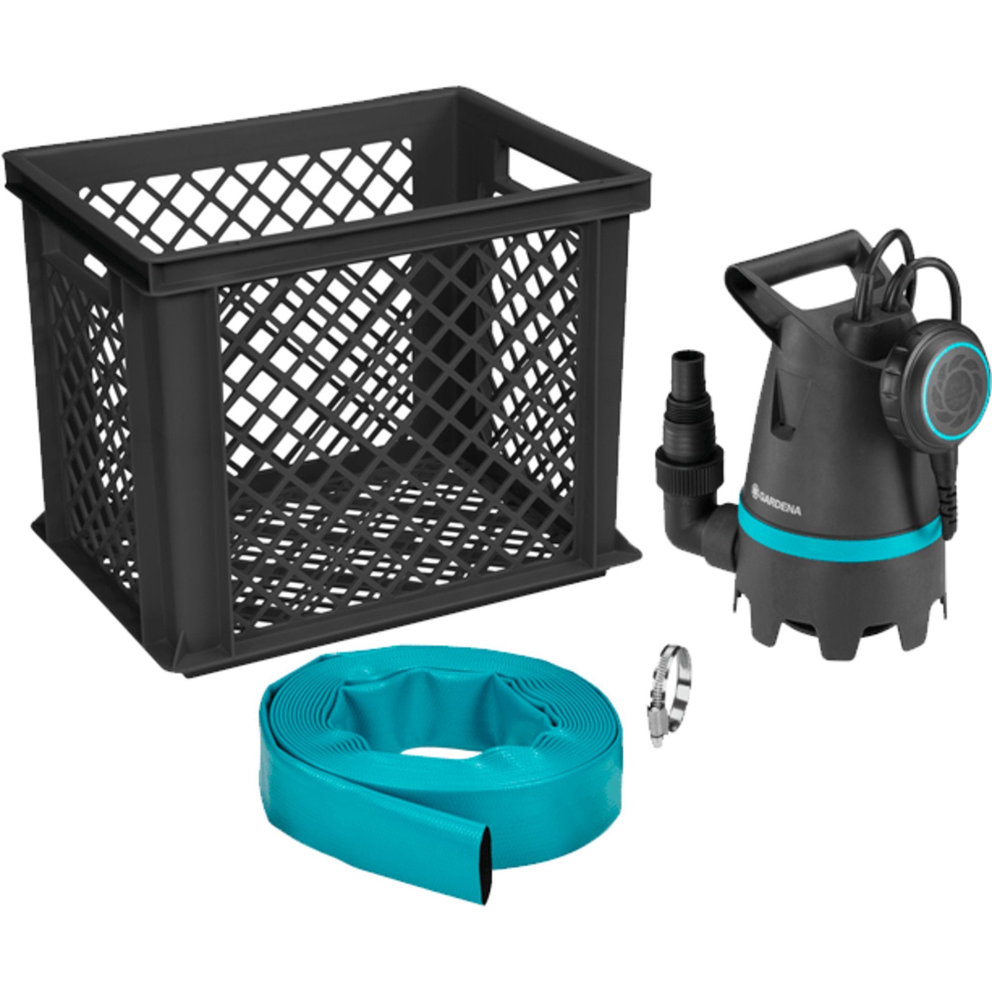 GARDENA Tauchpumpe SchmutzwasserTauchpumpe 10500 BASIC, HochwasserSet