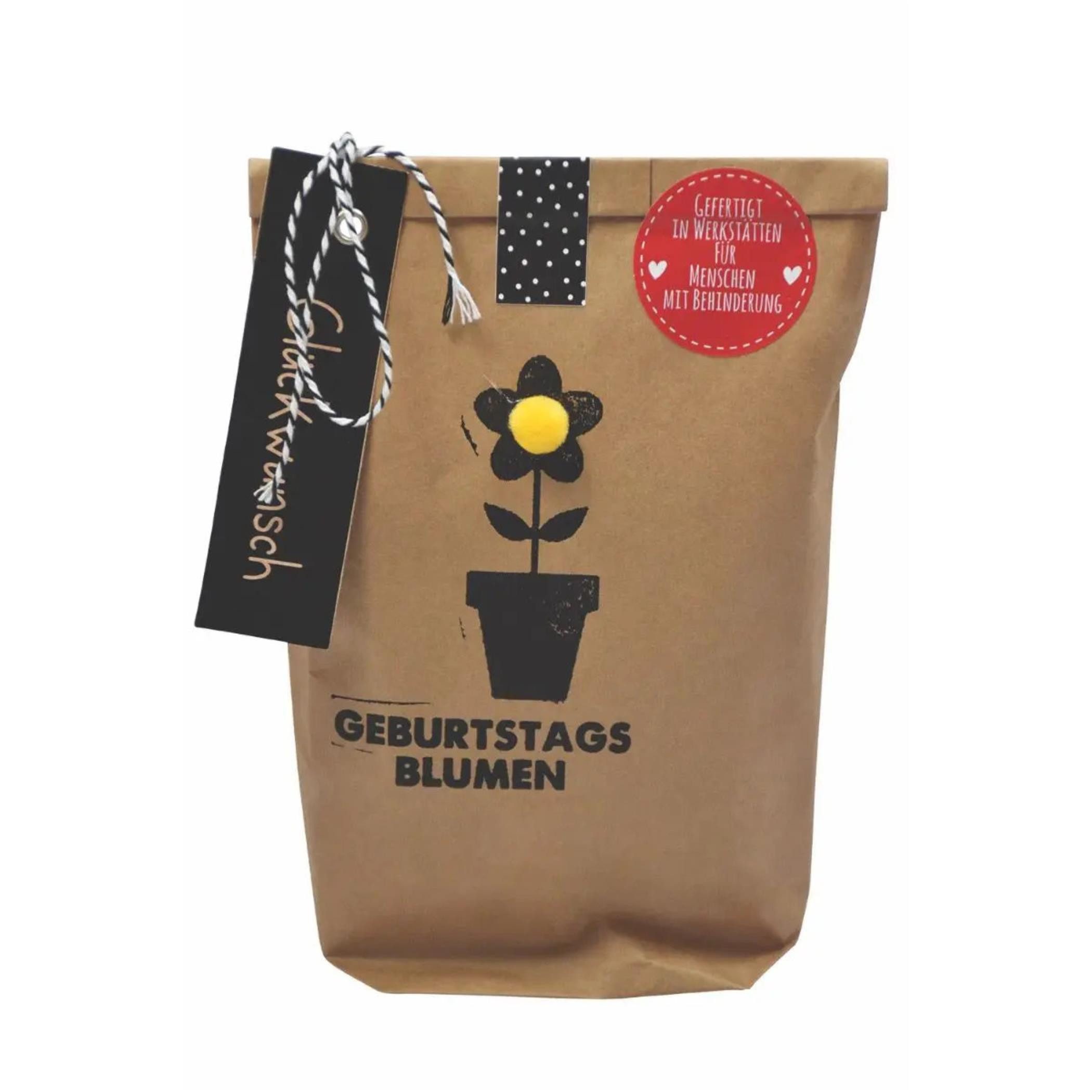 Wundertüte Geburtstagsblumen Tüte für Geburtstaskinder