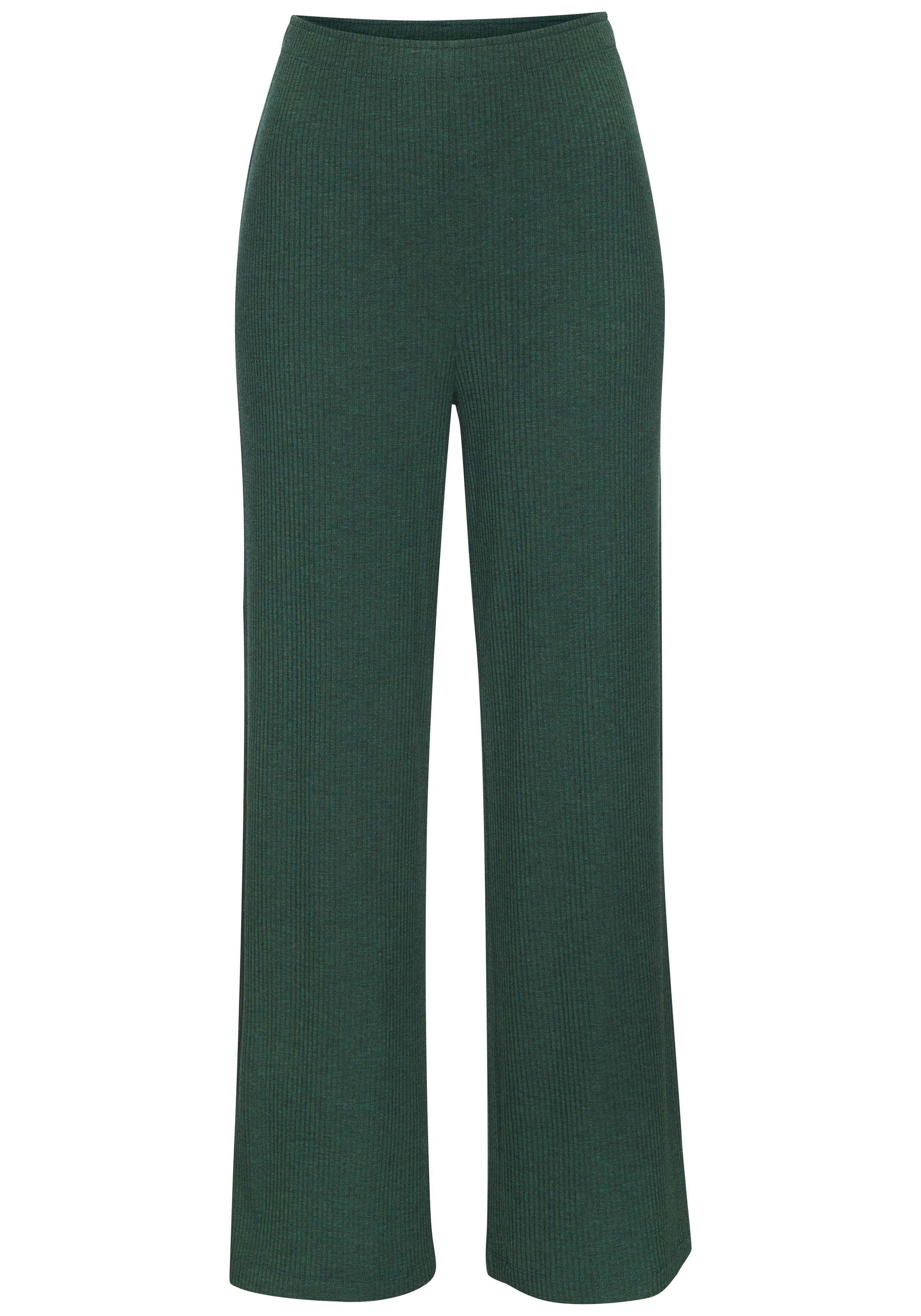 s.Oliver Pyjamahose aus weicher Rippqualität