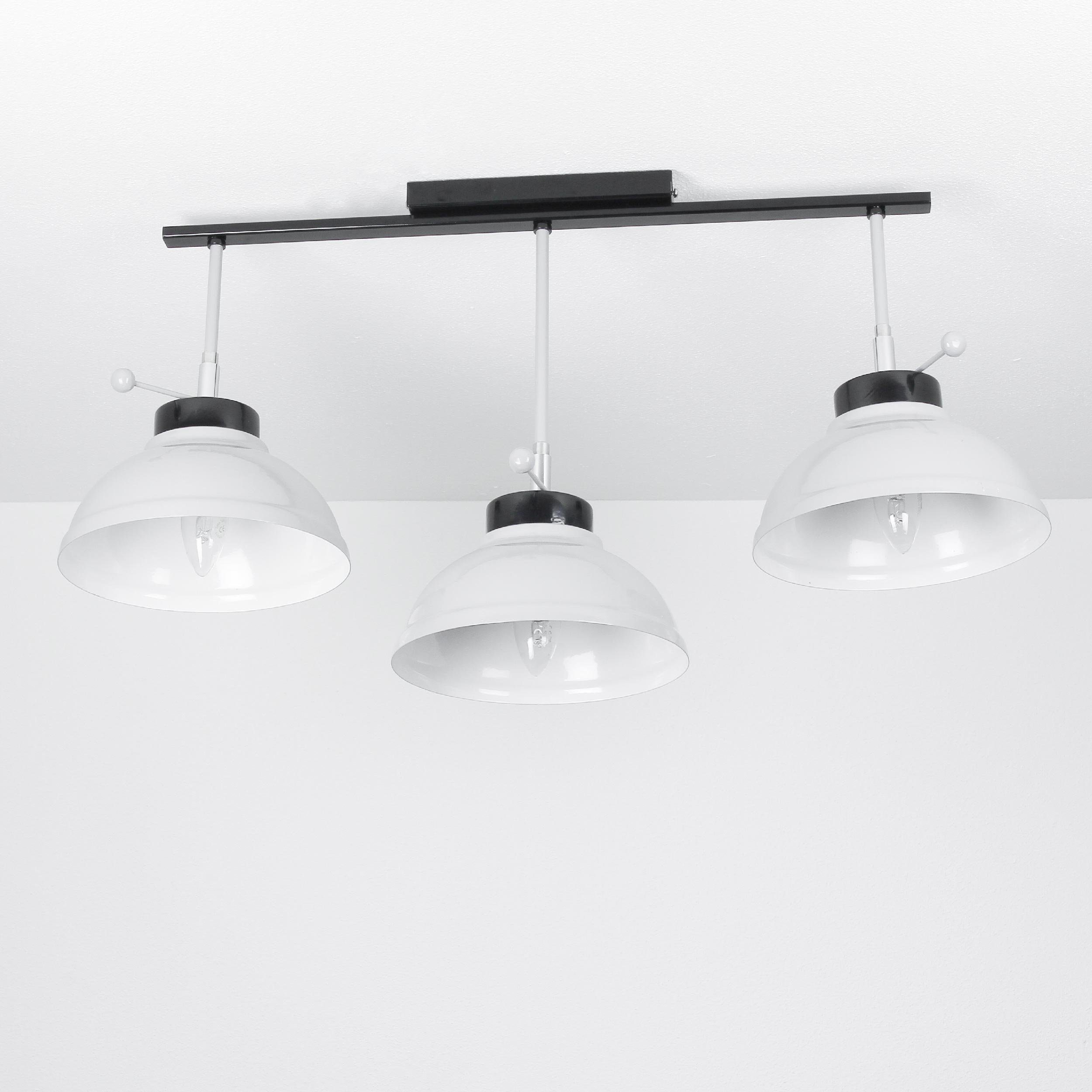 Licht-Erlebnisse Deckenleuchte Küche Industrial FACTOR Grau GREY, Metall ohne Design Deckenlampe schwenkbar Leuchtmittel, E27