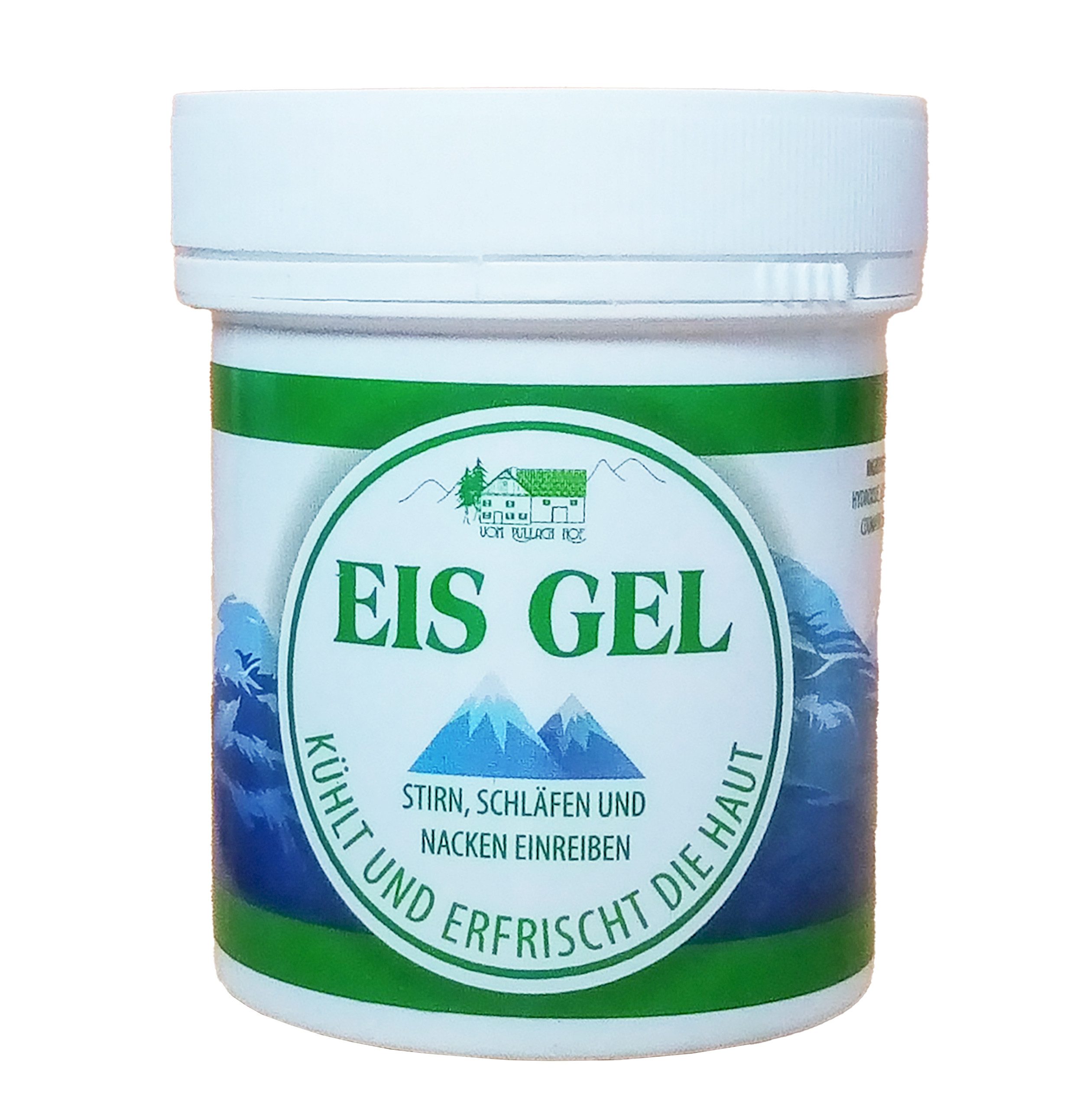 vom Pullach Hof Körpercreme EIS GEL 125ml kühlend Muskel Eisgel mit Menthol Sportgel Balsam 84, Kühlgel Creme vom Pullach Hof Salbe balsam