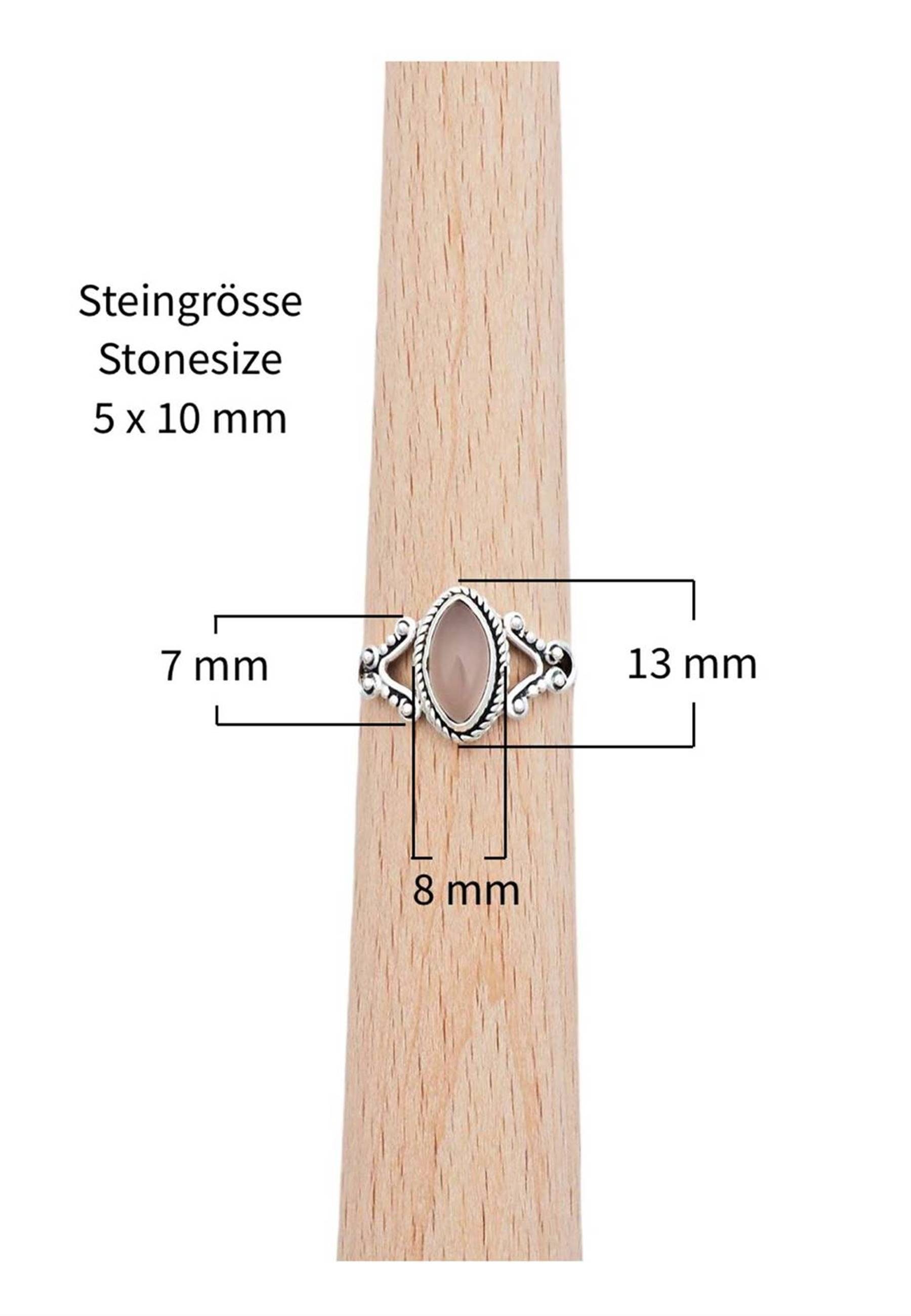 mit Silberring mantraroma Rosenquarz Silber 925er