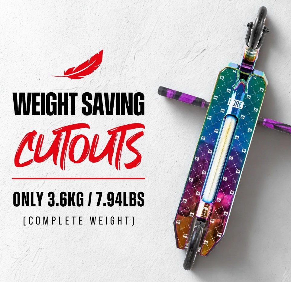 Core Action Sports Stuntscooter CORE CG1 Mini Stunt-Scooter Park H=77cm Neochrome