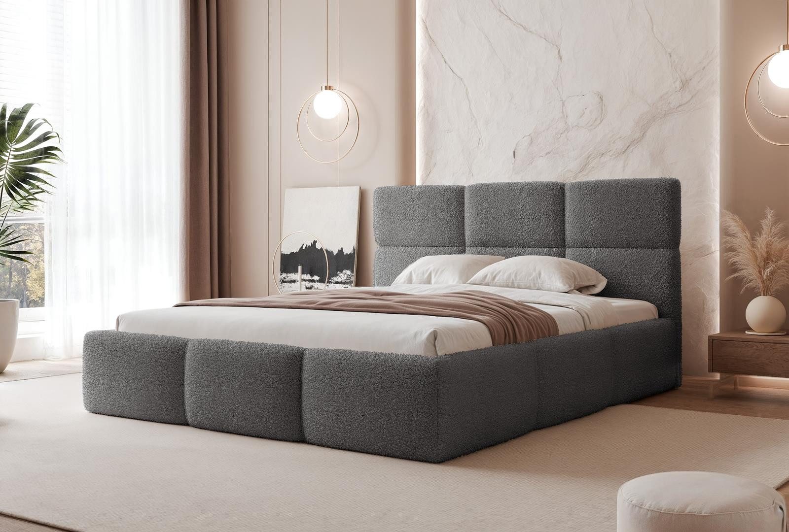 Compleo Polsterbett Elegant, Designbett, Luxus-Bett mit günstig online kaufen