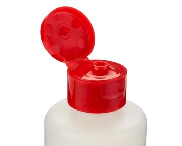 OCTOPUS Kanister 6 Plastikflaschen 250 ml rund aus HDPE, G25, Klappscharnierverschluss, (6 St)