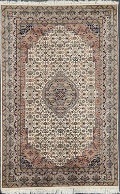 Teppich Teppich "MAHARAJA BIDJAR", Rug Studios, Rechteckig, Höhe: 0 mm, 120 x 180 cm, beige